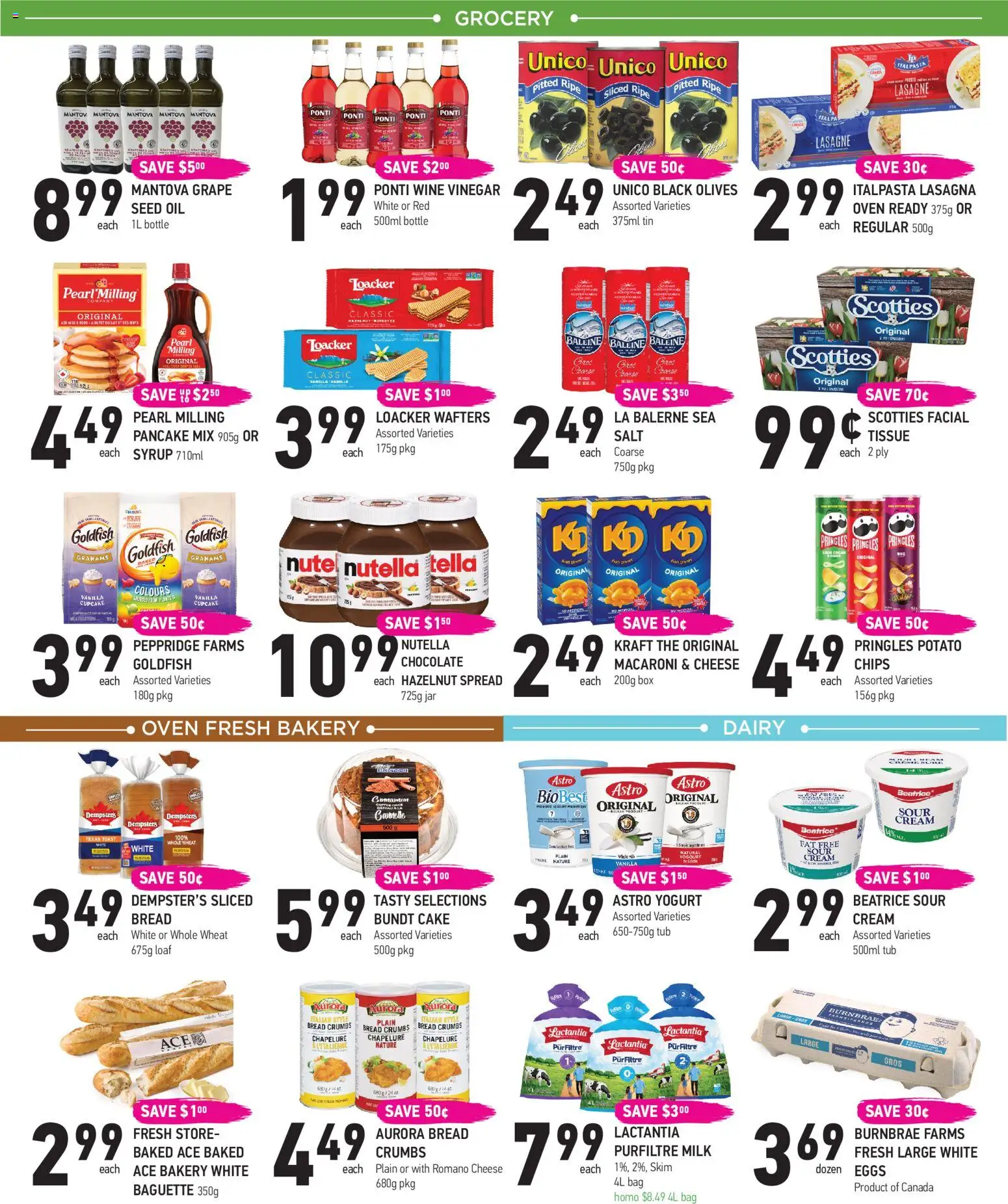 Coppas Fresh Market flyer valid from Sep 24, 2026 | Page: 3 | Products: Cream, Spread, Box, Oil
