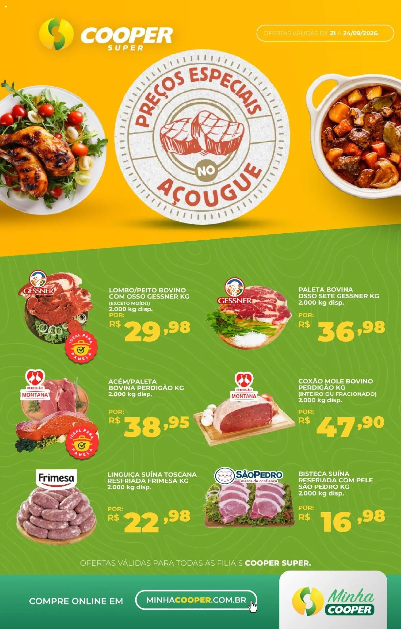 Cooper Segunda-feira 21 Setembro Ofertas Top