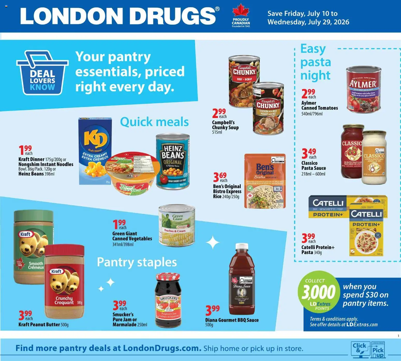 London Drugs flyer from Jul 10, 2026 > online preview catalogue cover