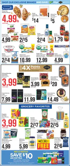 Preview of Mariano's weekly ads valid from 06/24/2026 | Page: 10 | Products: Coffee, Pasta, Salad, Mayonnaise
