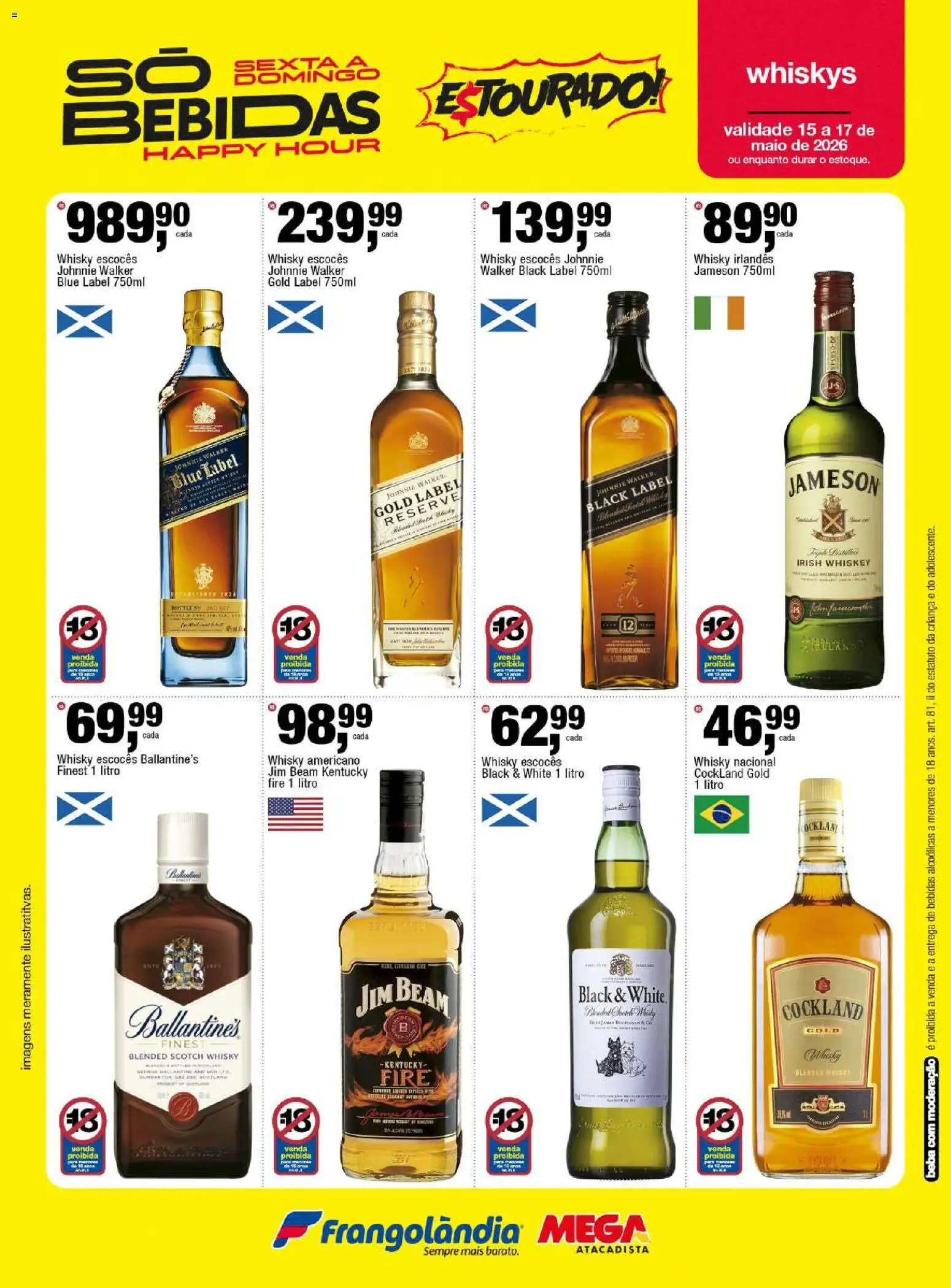 Frangolândia Folheto - válido de 15.05.2026 | Página: 7 | Produtos: Whisky, Maiô