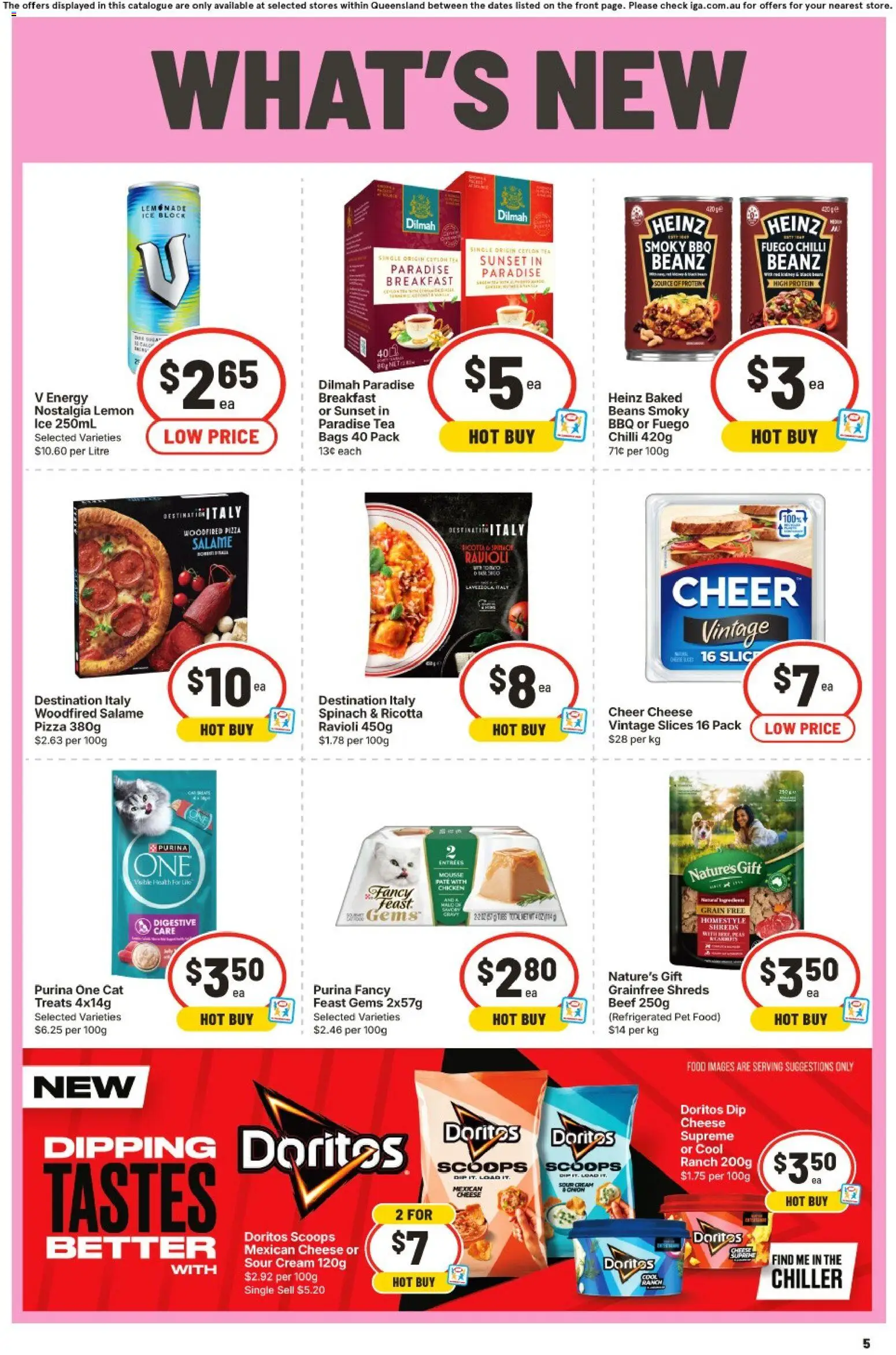 IGA catalogue - valid from 23/09/2026 | Page: 5 | Products: Food, Toilet, Ingredients, Chocolate