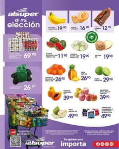Vista previa de Alsuper folleto Zacatecas, nuevo folleto de la tienda, válido en México a partir del 01.05.2026
