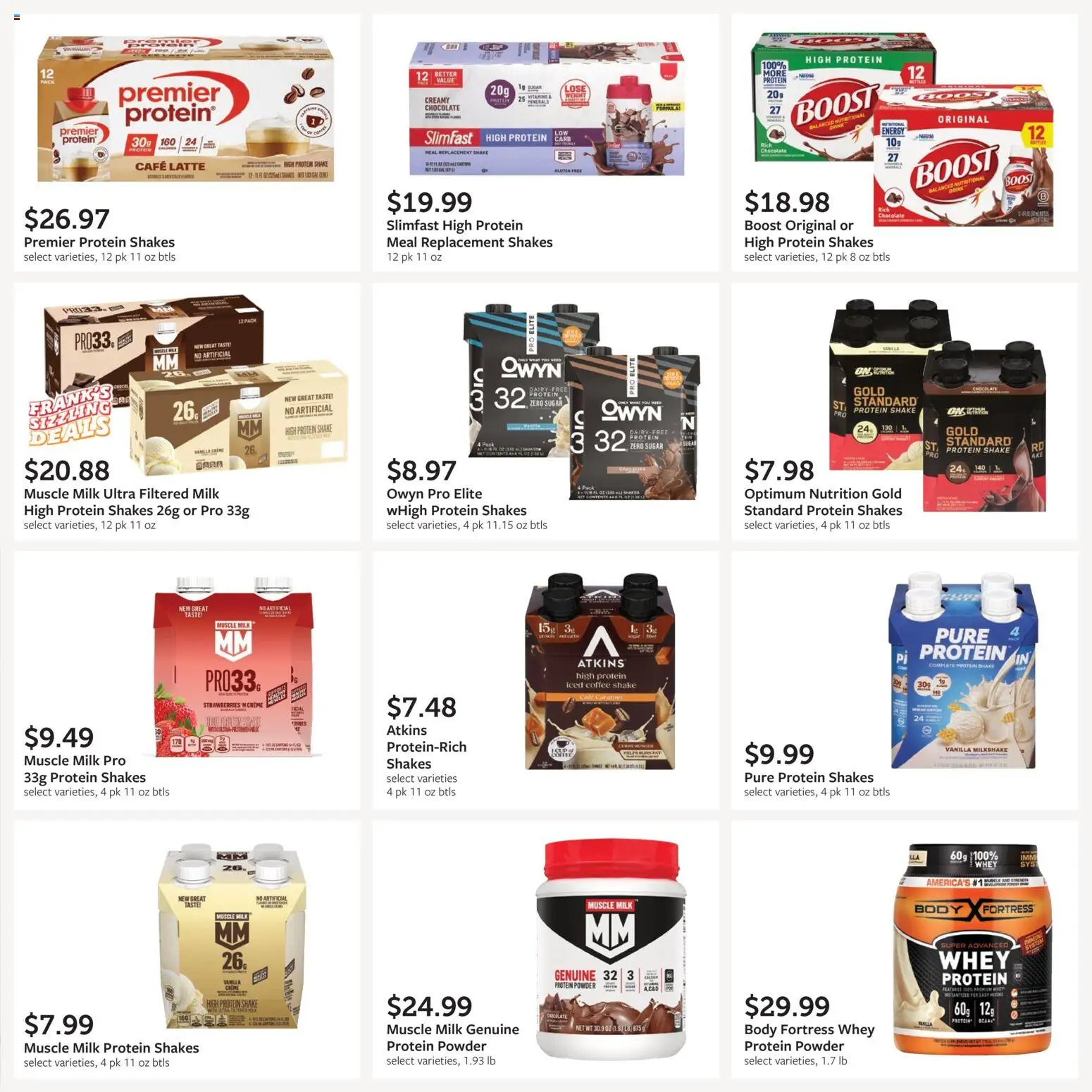 Fareway Monthly Ad - valid from 06/29/2026 | Page: 19 | Products: Protein Powder, Powder, Milk, Chocolate
