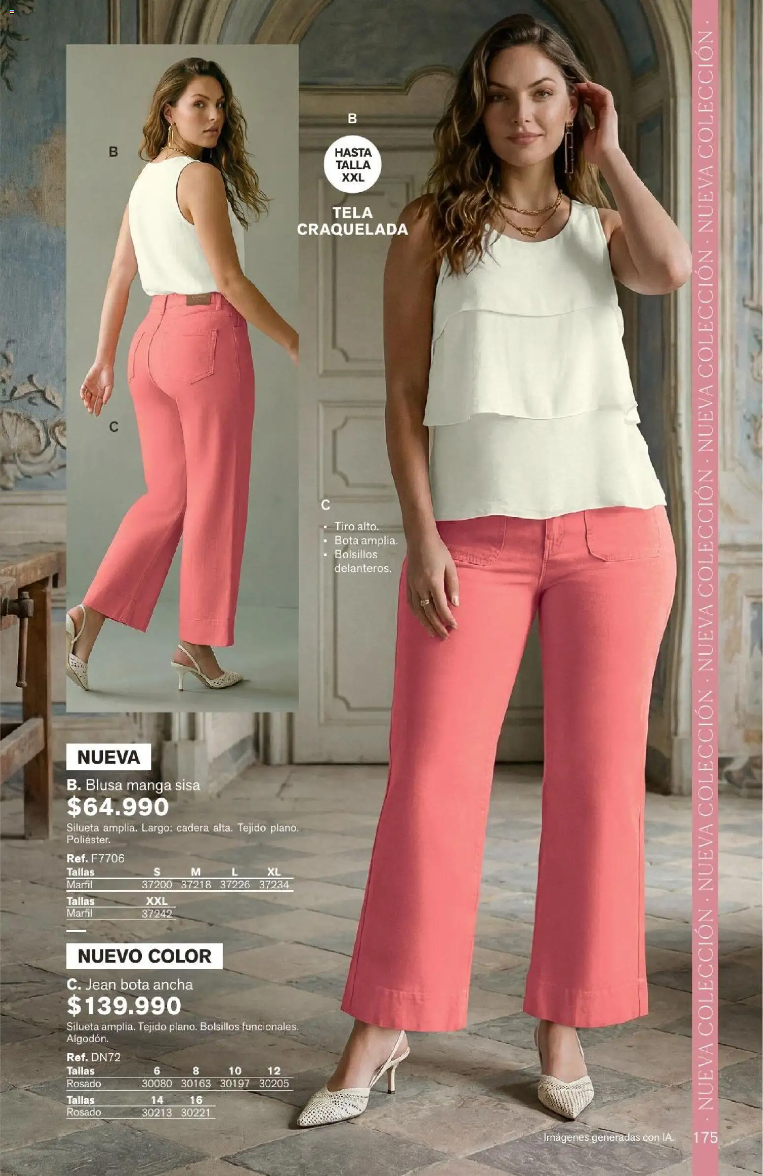 Leonisa revista - valida desde el 04/08/2026 | Página: 175 | Productos: Bolsillos, Jean, Blusa