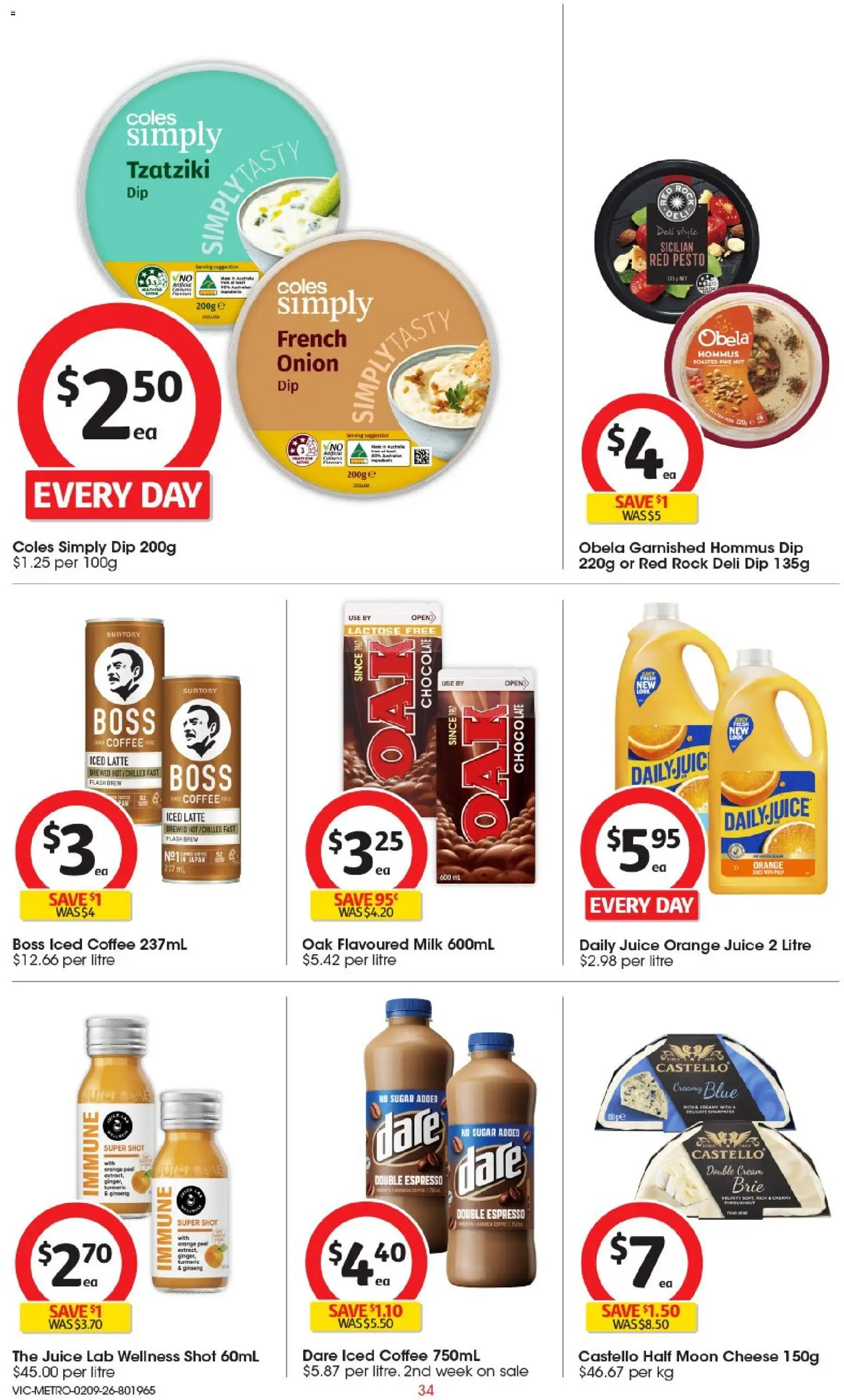 Coles catalogue - valid from 02/09/2026 | Page: 35 | Products: Coffee, Juice, Sugar, Iced coffee