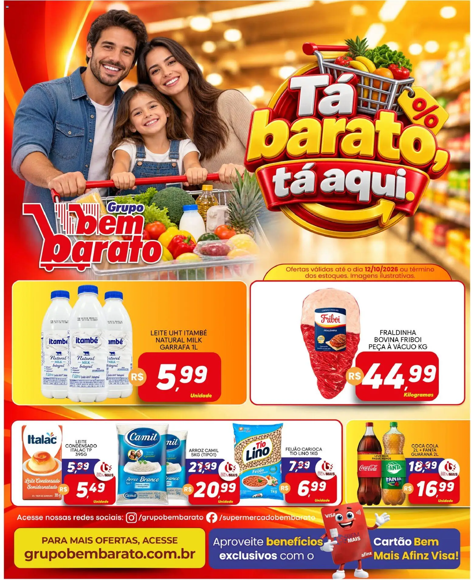 Supermercado Bem Barato Folheto - válido de 06/10/2026 | Página: 1