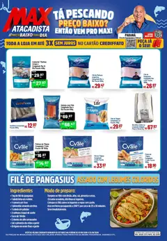 Max Atacadista ofertas Pescados - Pré-Visualização do folheto da loja Max Atacadista, válido de 01/09/2026