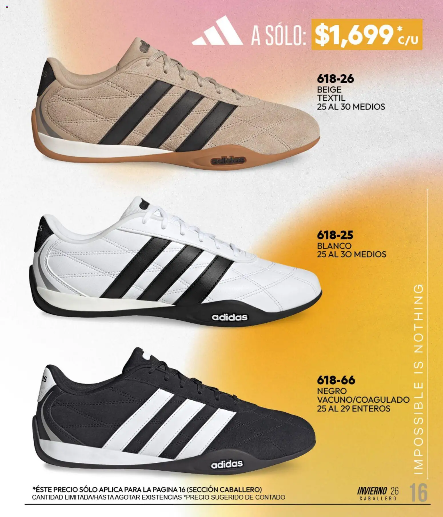Nuevas ofertas de Cklass válidas en toda la República Mexicana desde el 11/09/2026. ¡Encuentra las mejores ofertas en Cklass catálogo Sportbrands Caballero Invierno! | Página: 21