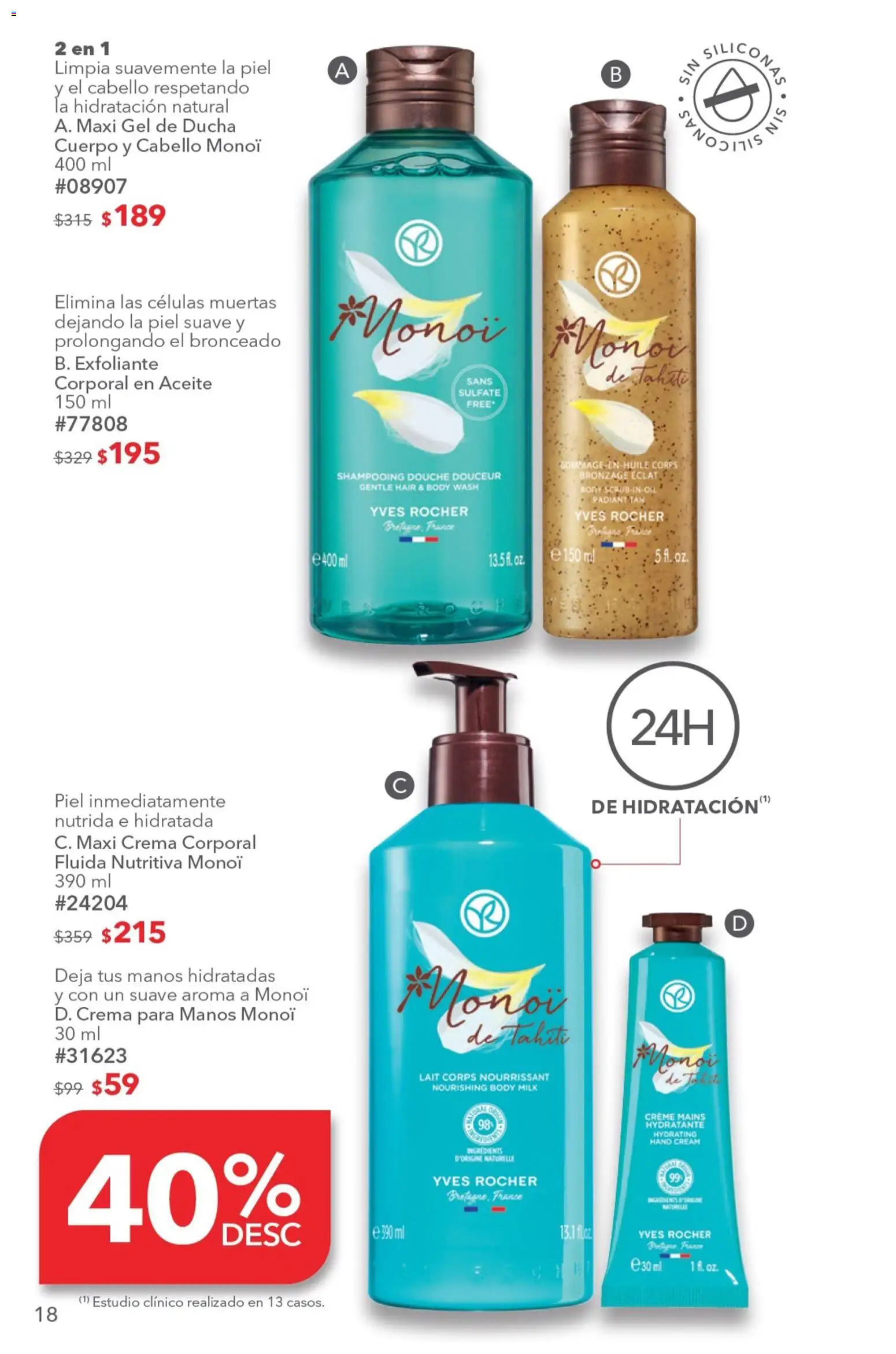 Nuevas ofertas de Yves Rocher válidas en toda la República Mexicana desde el 23.06.2026. ¡Encuentra las mejores ofertas en Yves Rocher campaña 9 2026! | Página: 20