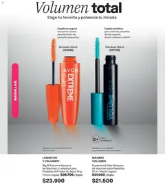 Avon Ciclo 7 -  Vista previa de la revista de la tienda Avon valido desde el 25.03.2026 | Página: 44 | Productos: Agua, Maquillaje, Cepillo, Máscara