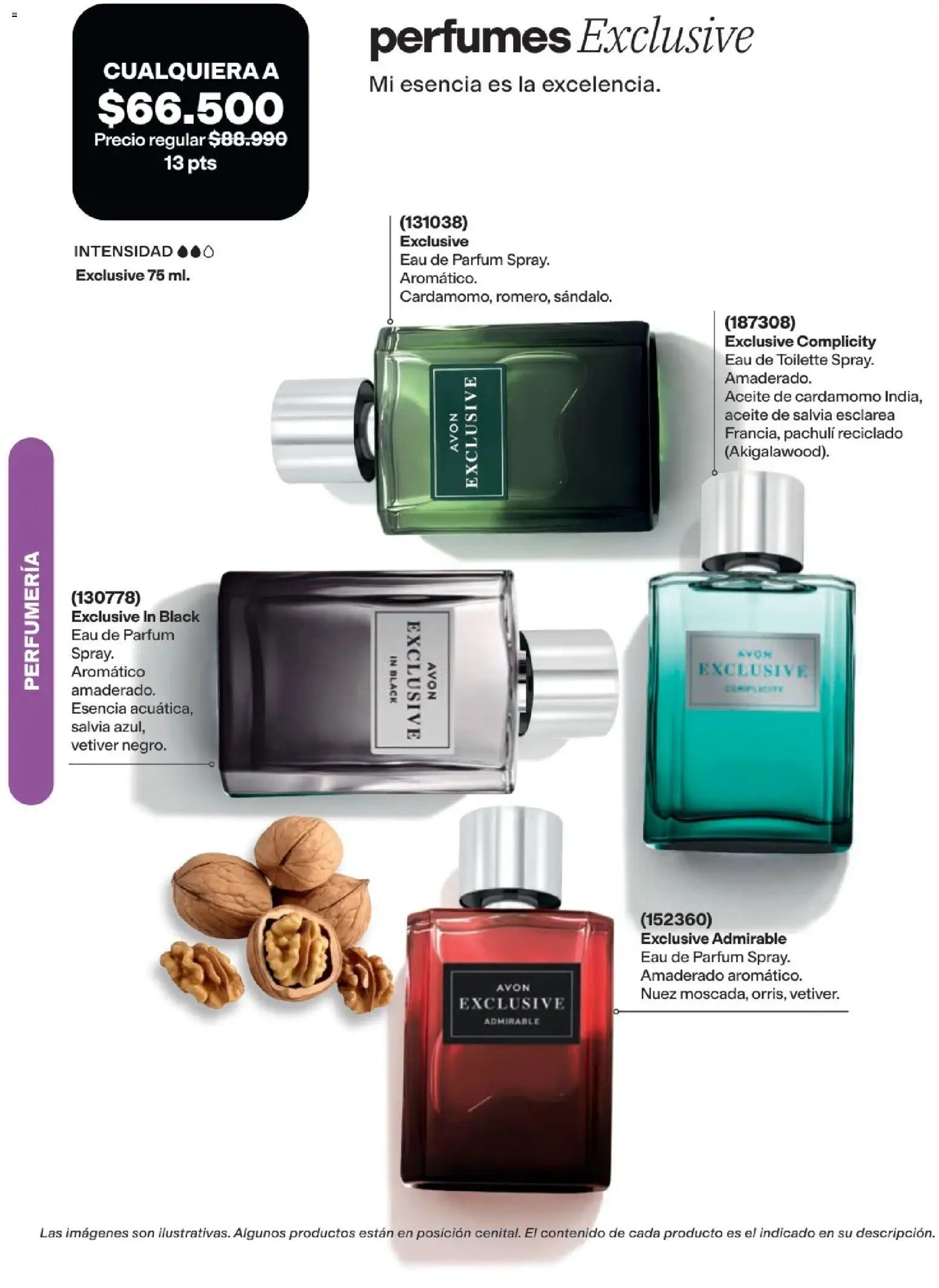 Avon revista - valida desde el 15/07/2026 | Página: 83 | Productos: Cardamomo, Perfumes, Nuez, Aceite