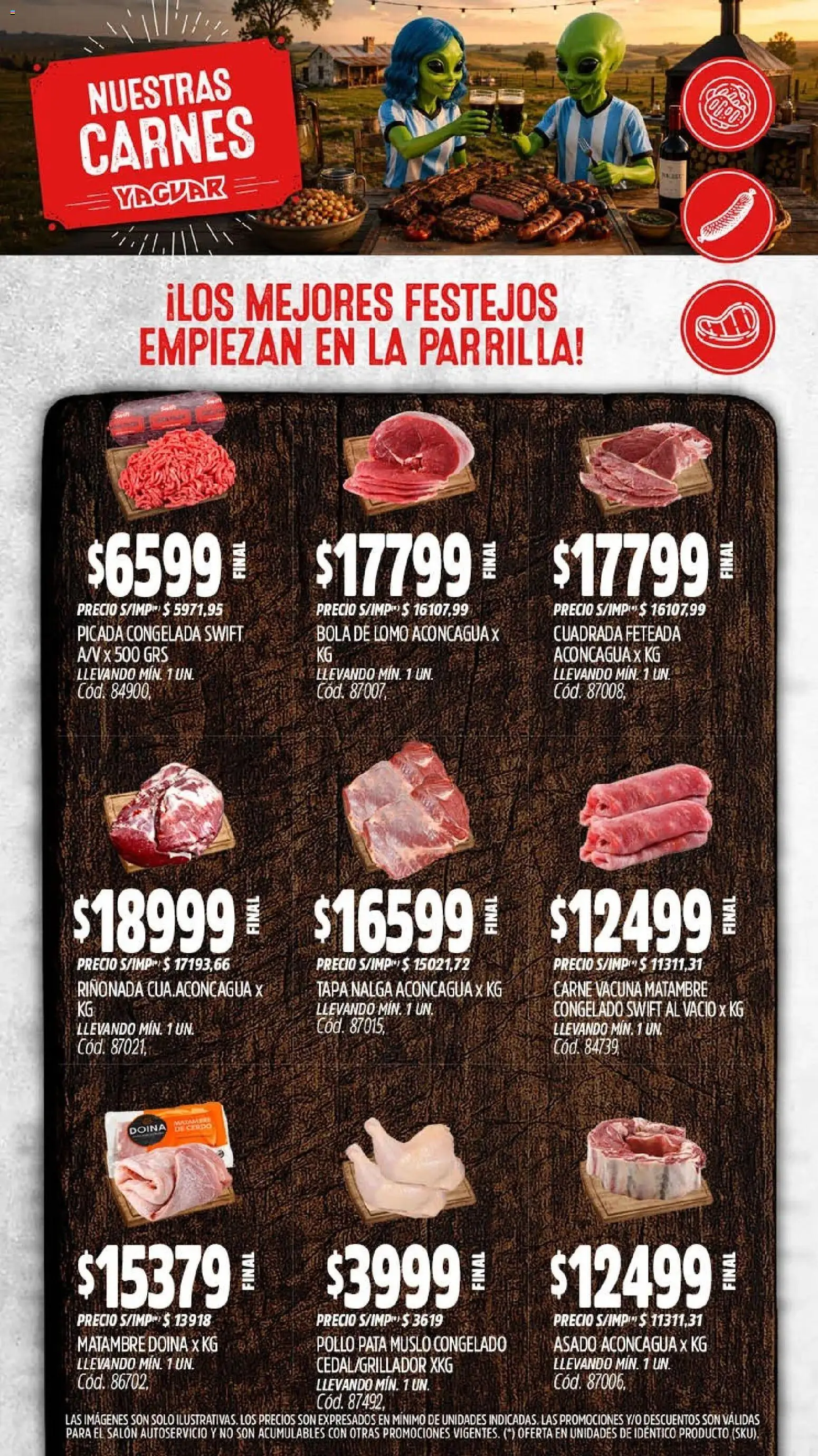 Yaguar - Oferta Semanal Parque Chacabuco │ válido desde el 13/07/2026 | Página: 6 | Productos: Parrilla, Pollo
