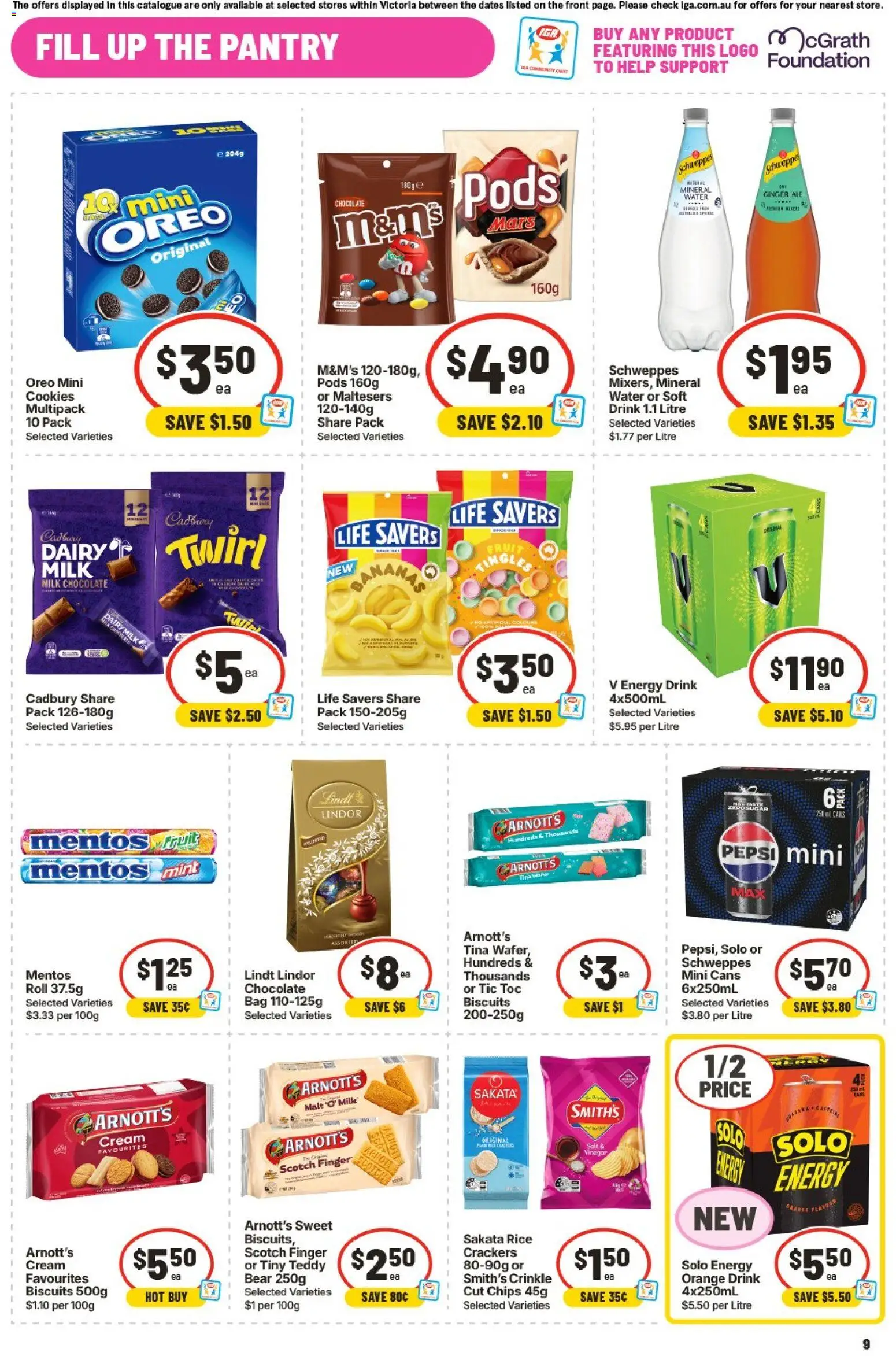 IGA catalogue - valid from 09/09/2026 | Page: 10 | Products: Dairy, Ginger, Rice, Oreo