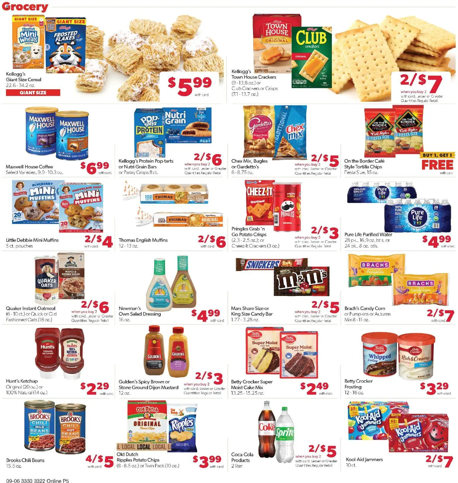 Family Fare Weekly Ad - MN - valid from 09/06/2026 | Page: 9 | Products: Mustard, Tomato, Cereal, Muffins