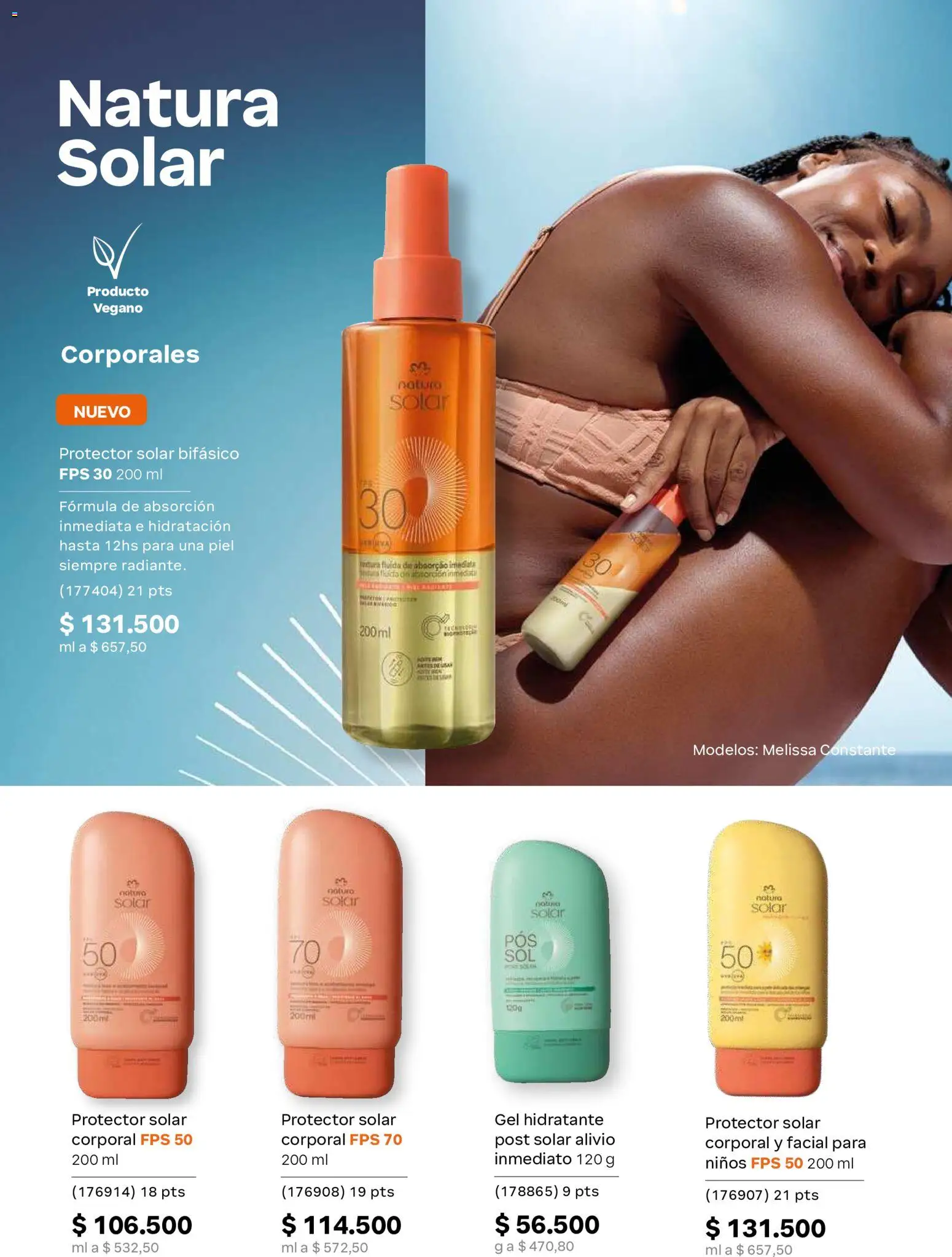 Natura revista - valida desde el 01/07/2026 | Página: 132 | Productos: Protector solar