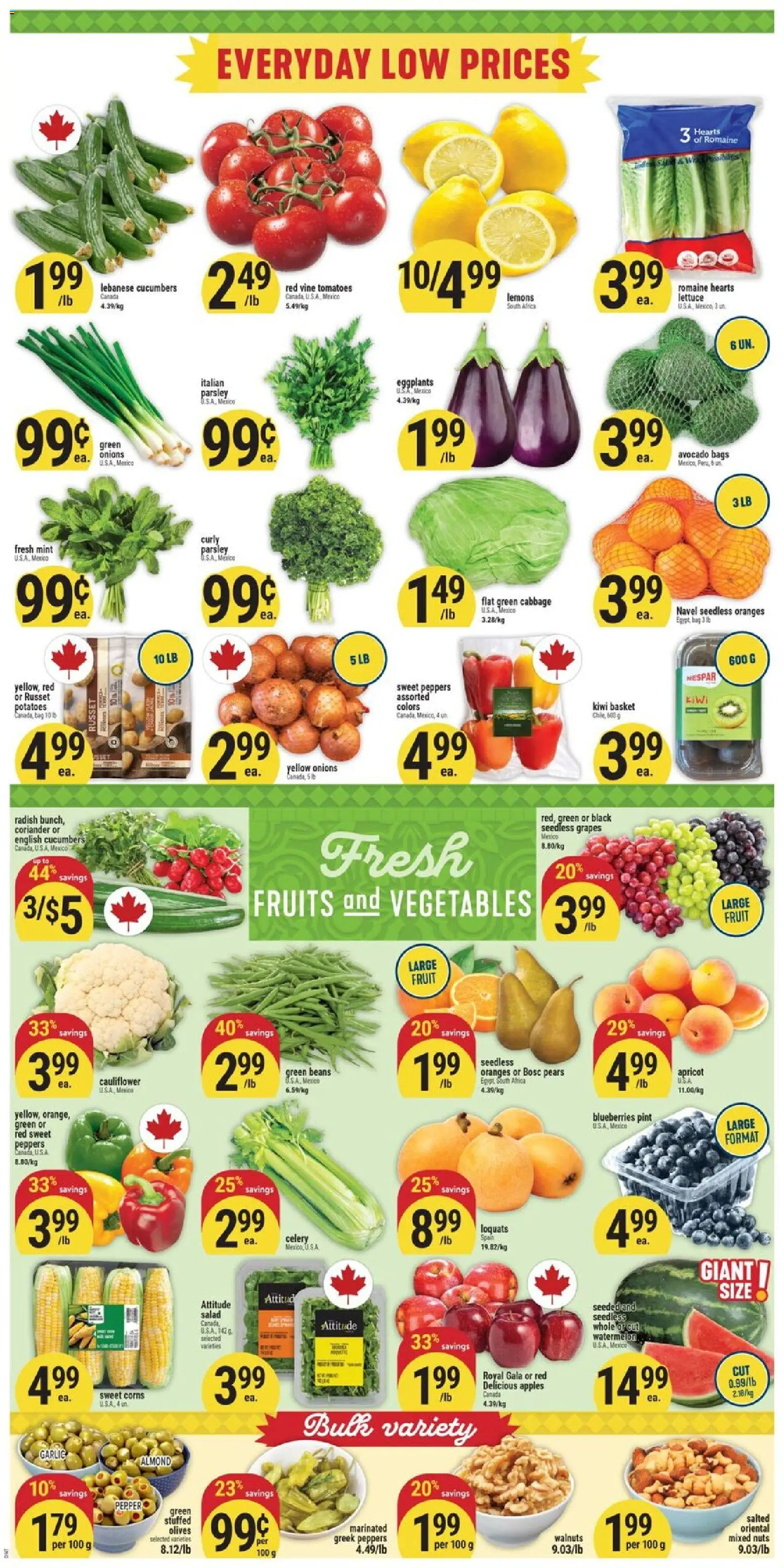 Adonis flyer valid from 11.06.2026 | Page: 2 | Products: Nuts, Cucumbers, Bag, Tomatoes