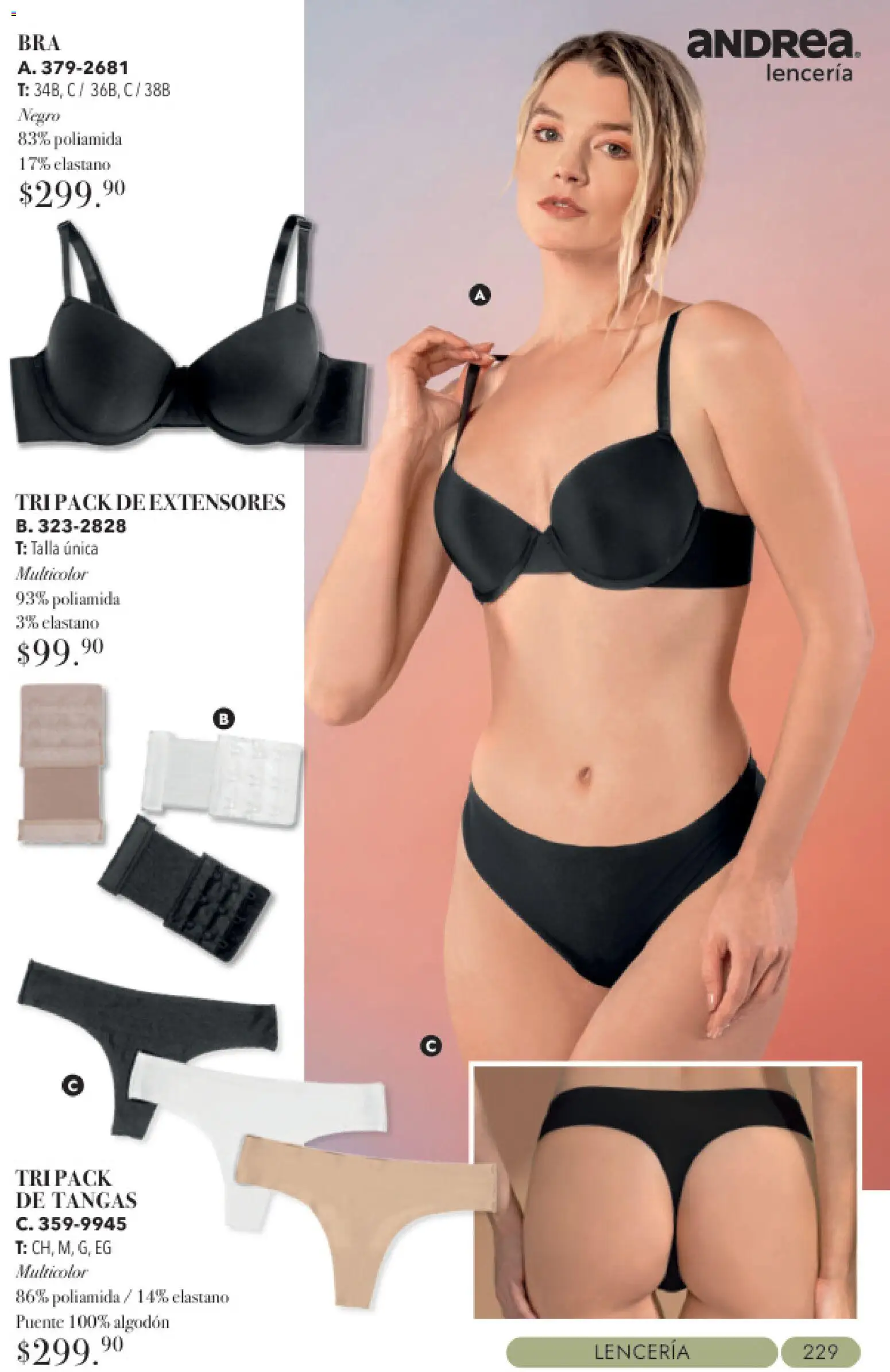 Nuevas ofertas de Andrea válidas en toda la República Mexicana desde el 23/08/2026. ¡Encuentra las mejores ofertas en Andrea catálogo Tropical! | Página: 229