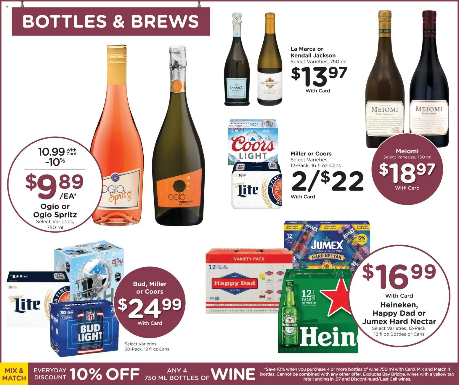 Kroger Weekly Ad - valid from 08/05/2026 | Page: 12 | Products: Juice, Heineken, Prosecco, Caro