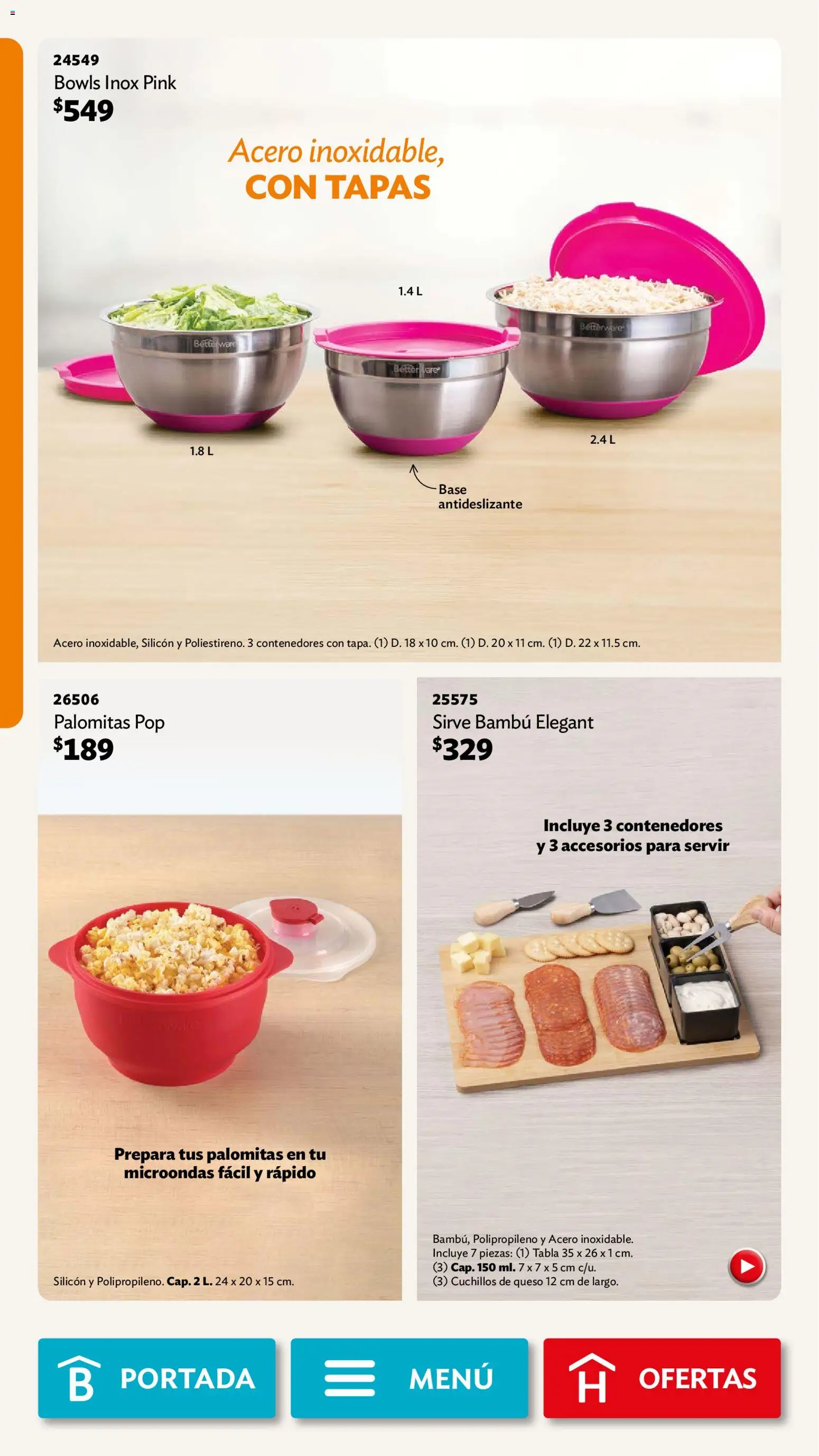 Nuevas ofertas de Betterware válidas en toda la República Mexicana desde el 01.06.2026. ¡Encuentra las mejores ofertas en Betterware campaña 6 2026! | Página: 68