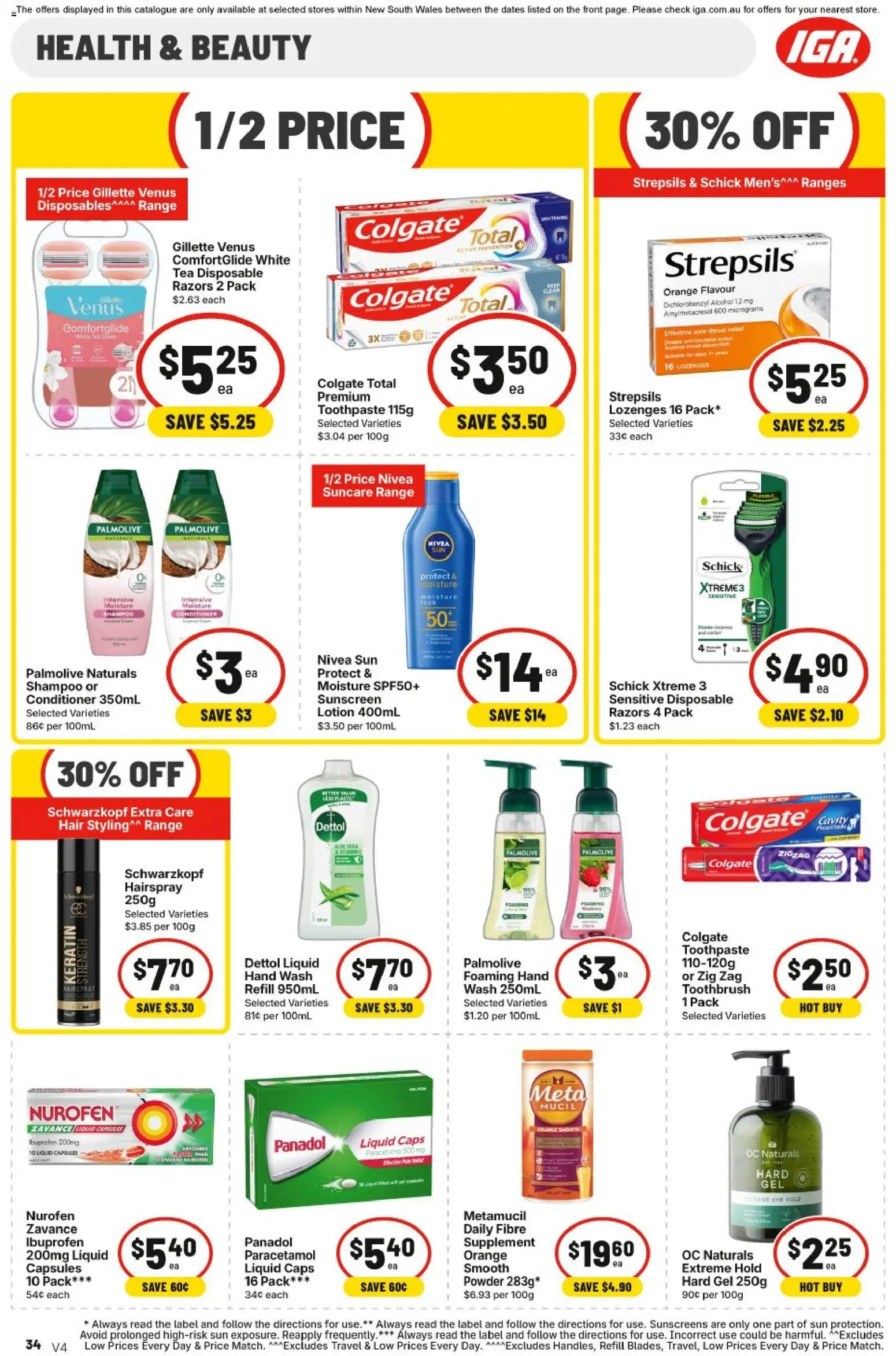 IGA catalogue - valid from 30/09/2026 | Page: 39 | Products: Lotion, Toothpaste, Toothbrush, Hand wash