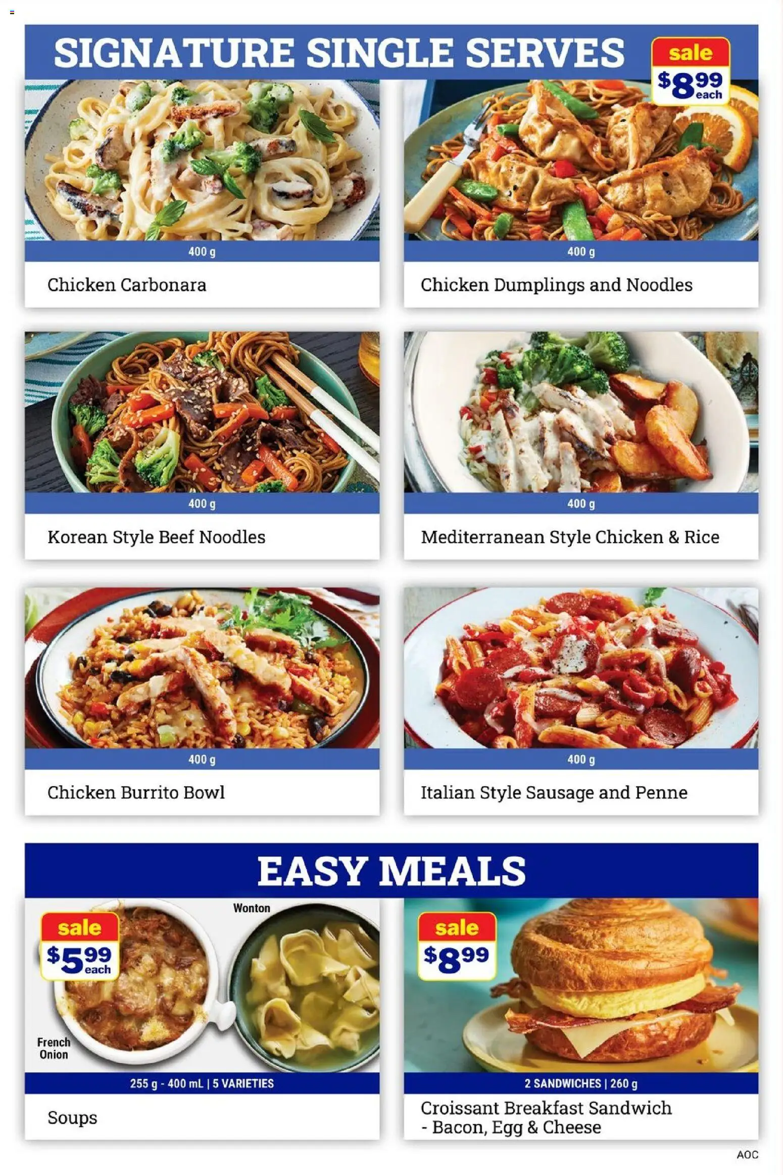 M&M Food Market flyer valid from Aug 27, 2026 | Page: 7 | Products: Noodles, Croissant, Soups, Chicken