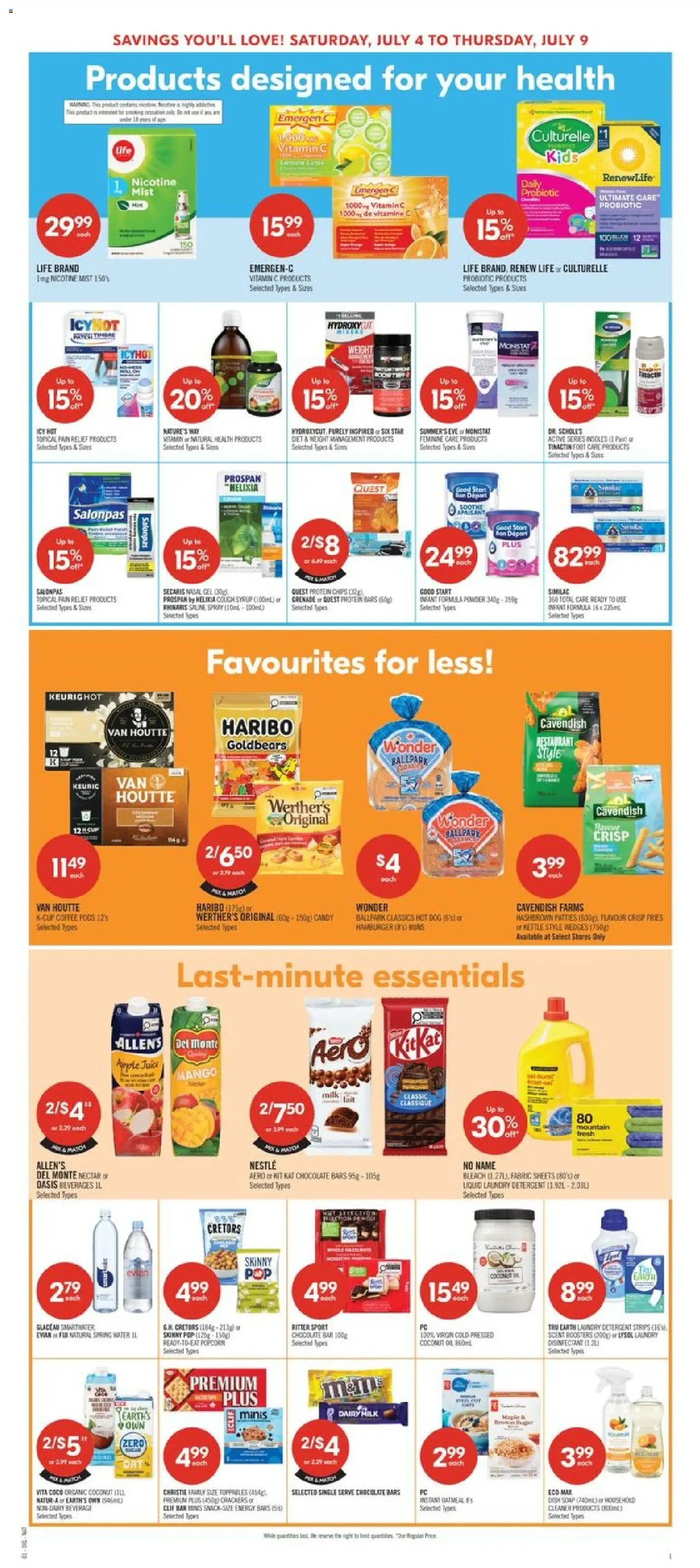 Shoppers flyer valid from Jul 3, 2026 | Page: 12