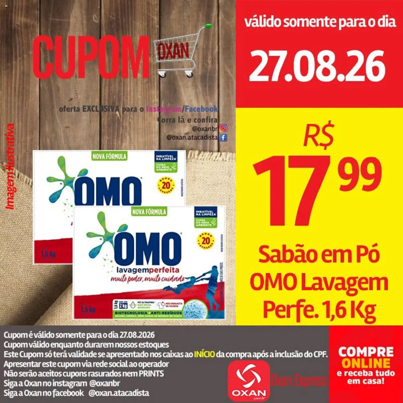 Oxan Atacadista Folheto - válido de 27/08/2026 | Página: 8 | Produtos: Pó, Sabão, Sabão em pó