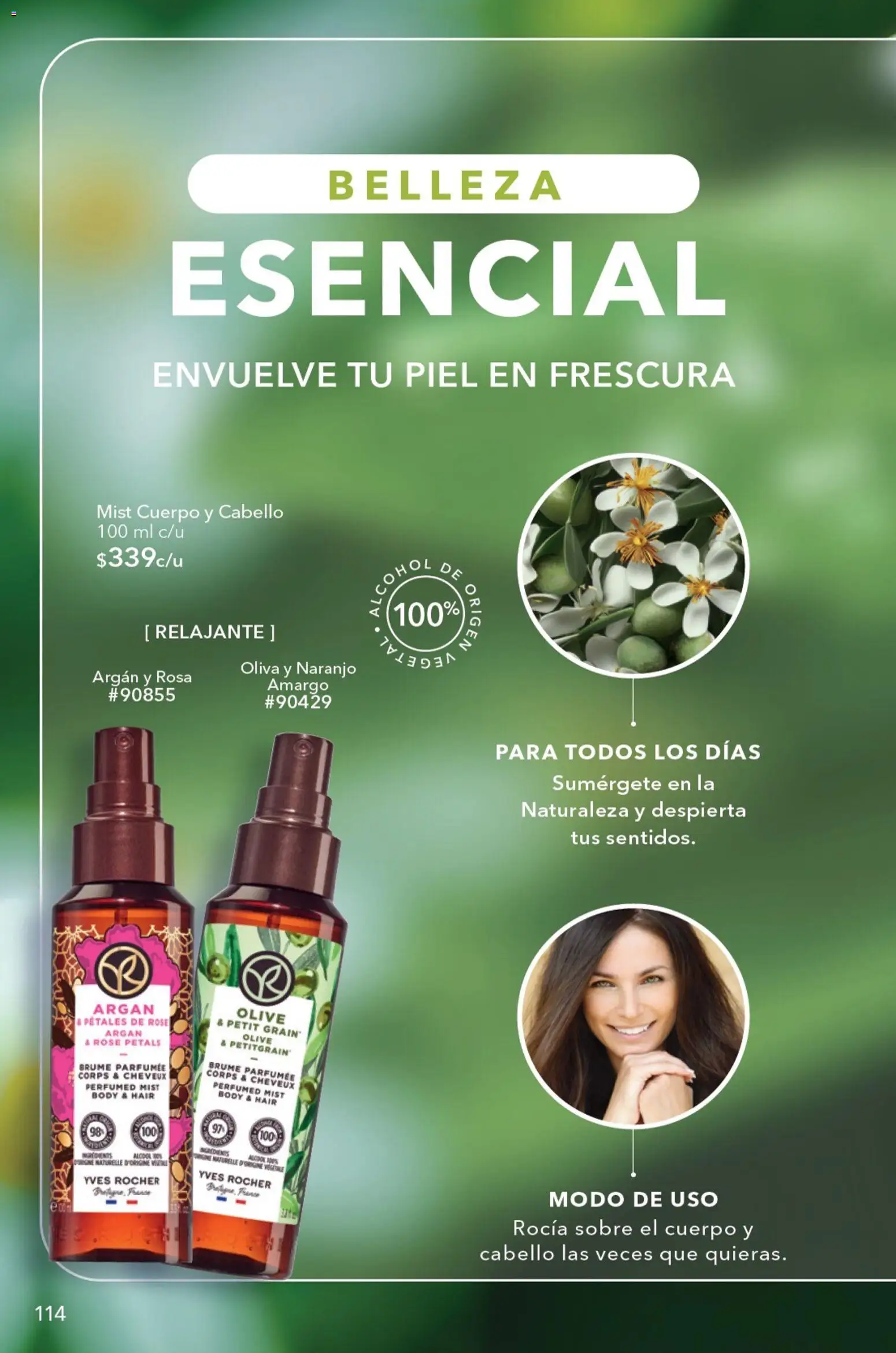 Nuevas ofertas de Yves Rocher válidas en toda la República Mexicana desde el 04/08/2026. ¡Encuentra las mejores ofertas en Yves Rocher campaña 11 2026! | Página: 118 | Productos: Body, Sobre