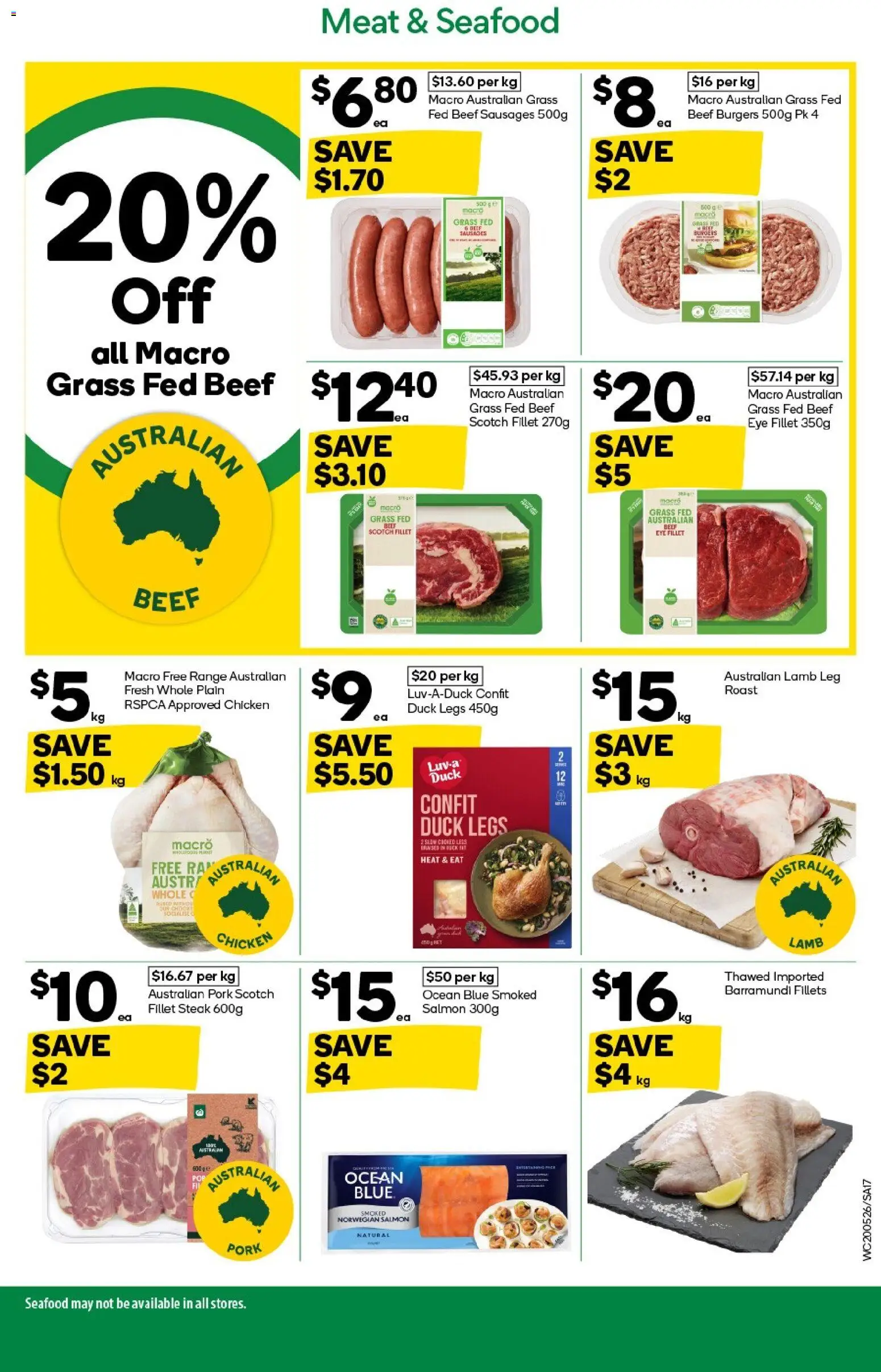 Woolworths catalogue - valid from 20.05.2026 | Page: 17 | Products: Grass, Salmon, Seafood, Scotch