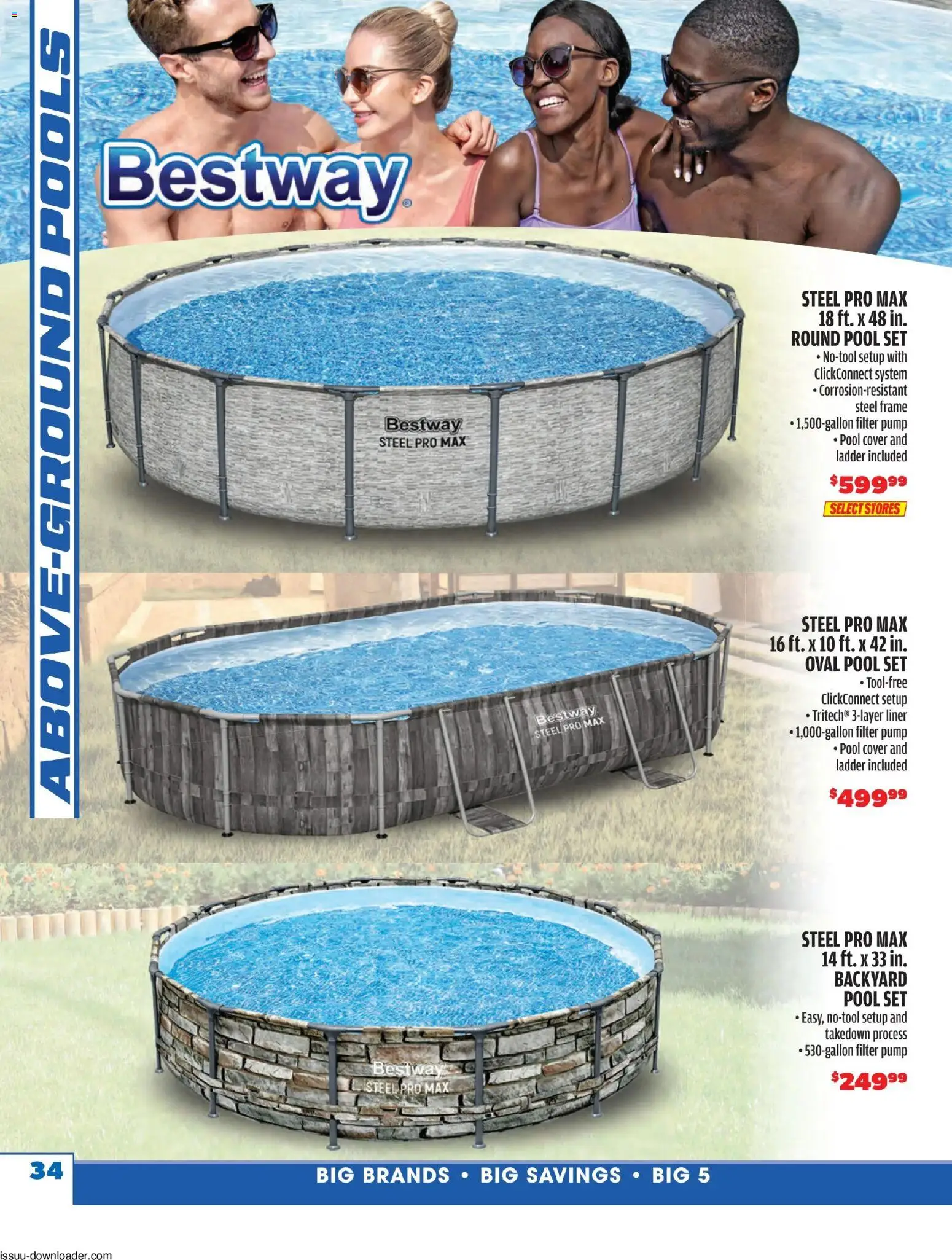 Big 5 Sporting Goods Summer Catalog - valid from 05/26/2026 | Page: 34 | Products: Ladder, Pump
