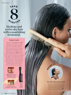 Preview of Coles Autumn 2026 - valid from 07.04.2026 | Page: 74 | Products: Oil, Hair mask, Water, Treatment