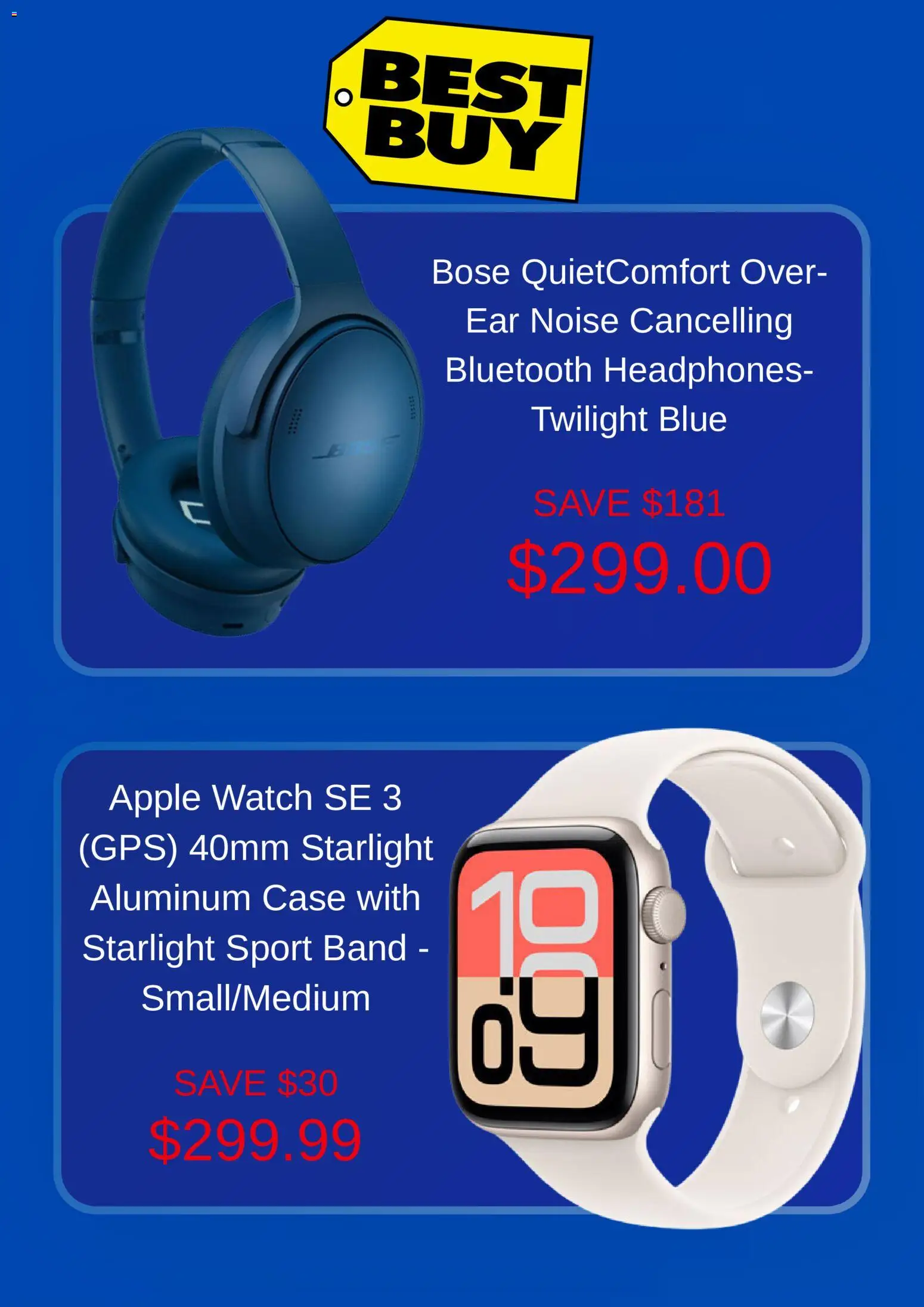 Best Buy flyer valid from Aug 31, 2026 | Page: 3 | Products: Watch, Headphones, Case