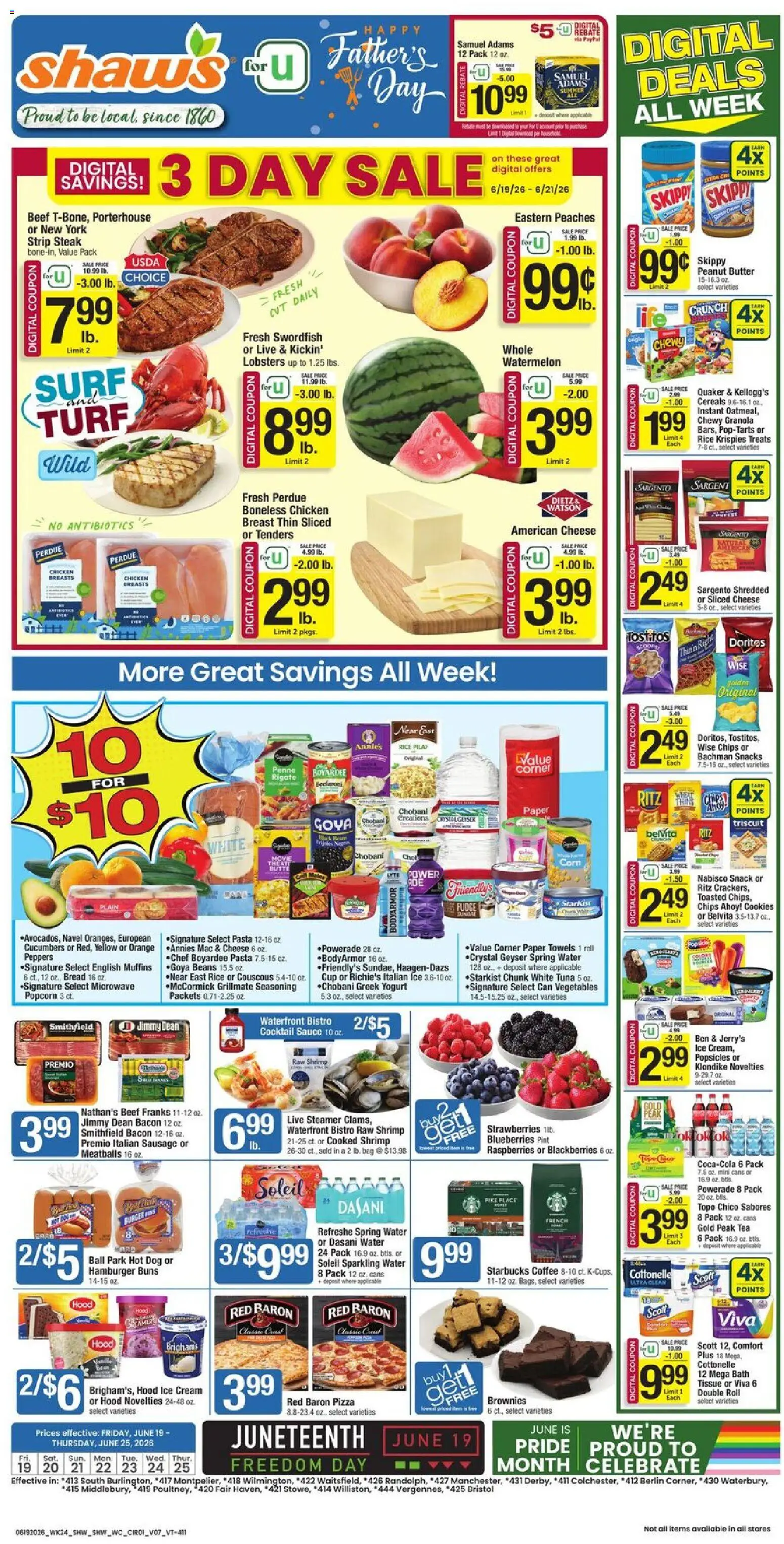 Shaw's Weekly Ad - VT - valid from 19.06.2026 | Page: 1