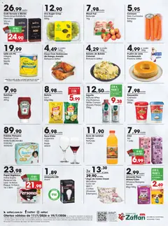 Zaffari ofertas Final de Semana - Pré-Visualização do folheto da loja Zaffari, válido de 17/07/2026 | Página: 2 | Produtos: Leite, Maçãs, Ketchup, Lâmpada led