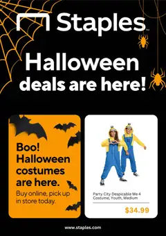 Preview of Staples weekly ads valid from 09/27/2026