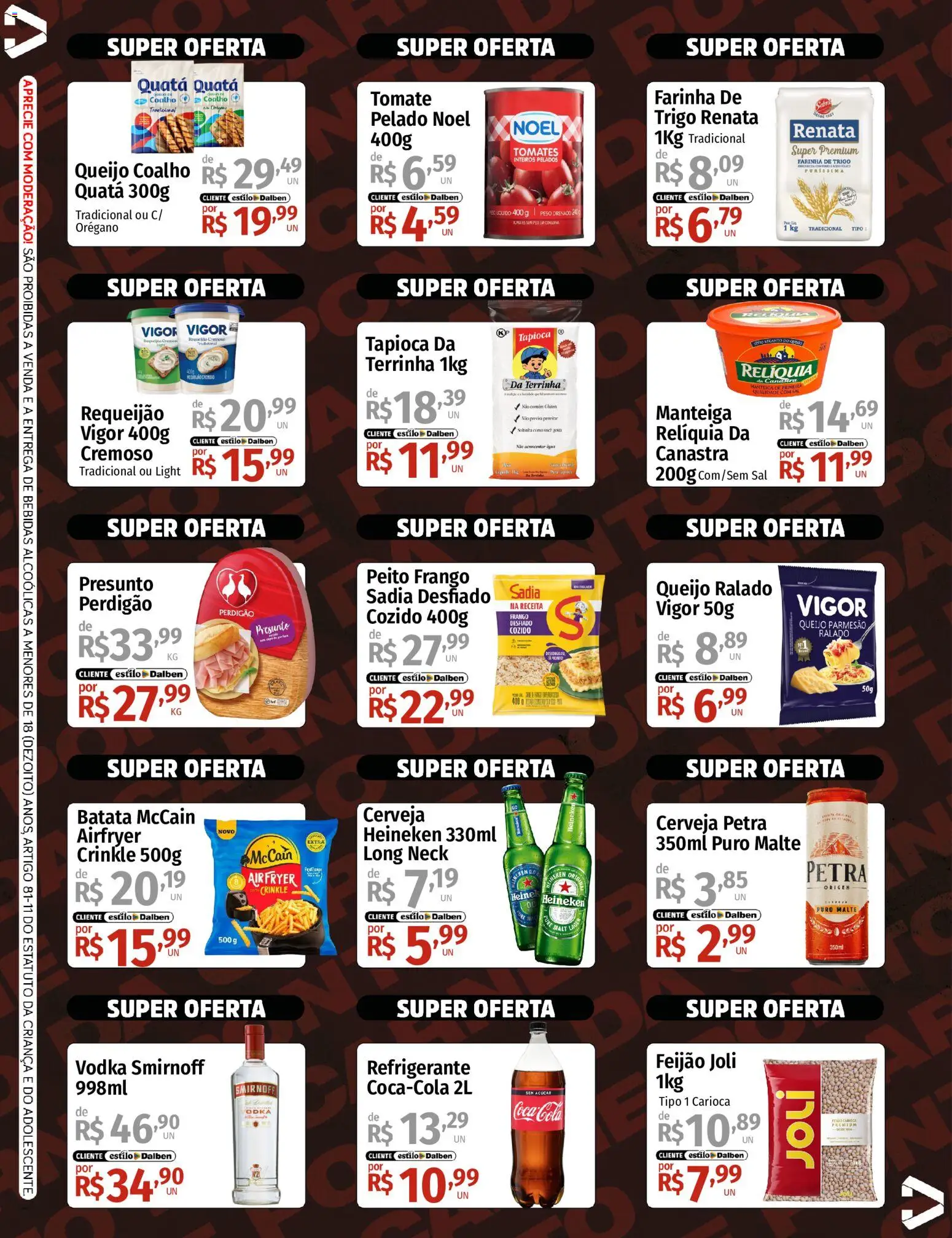 Supermercado Dalben Folheto - válido de 09/09/2026 | Página: 2 | Produtos: Farinha, Tapioca, Presunto, Orégano
