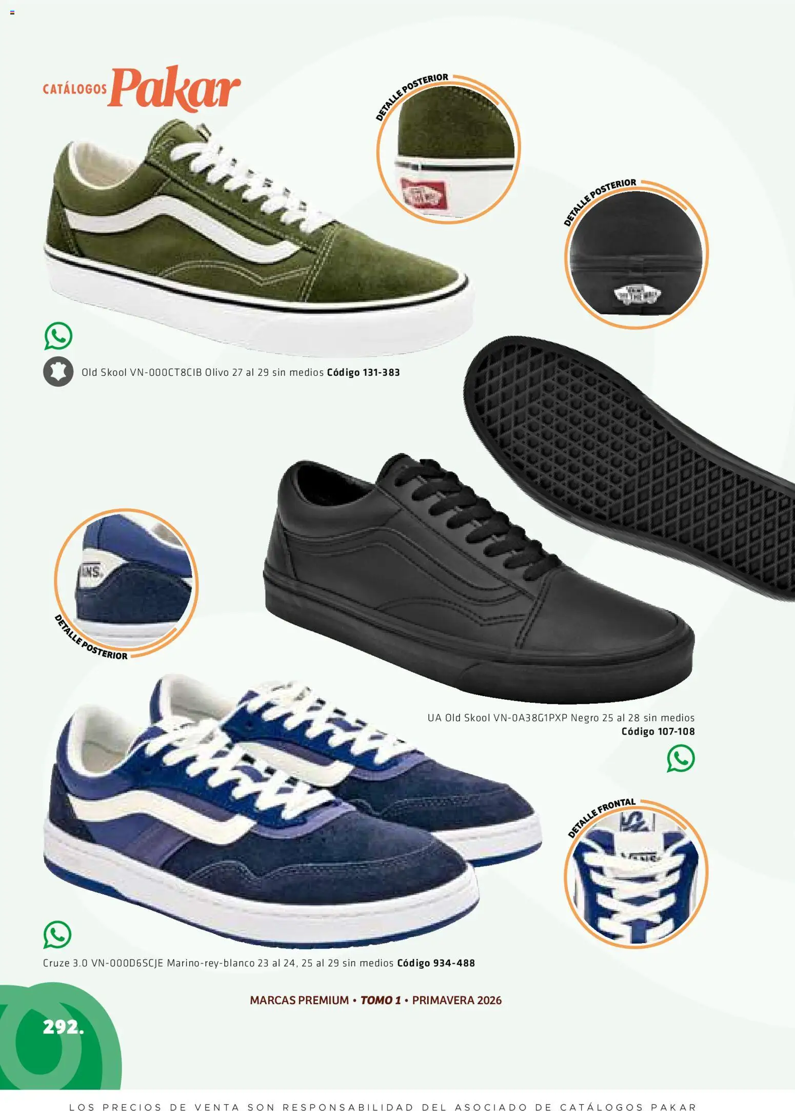 Nuevas ofertas de SC Pakar válidas en toda la República Mexicana desde el 27/02/2026. ¡Encuentra las mejores ofertas en SC Pakar catálogo Premium Men Tomo 1! | Página: 292