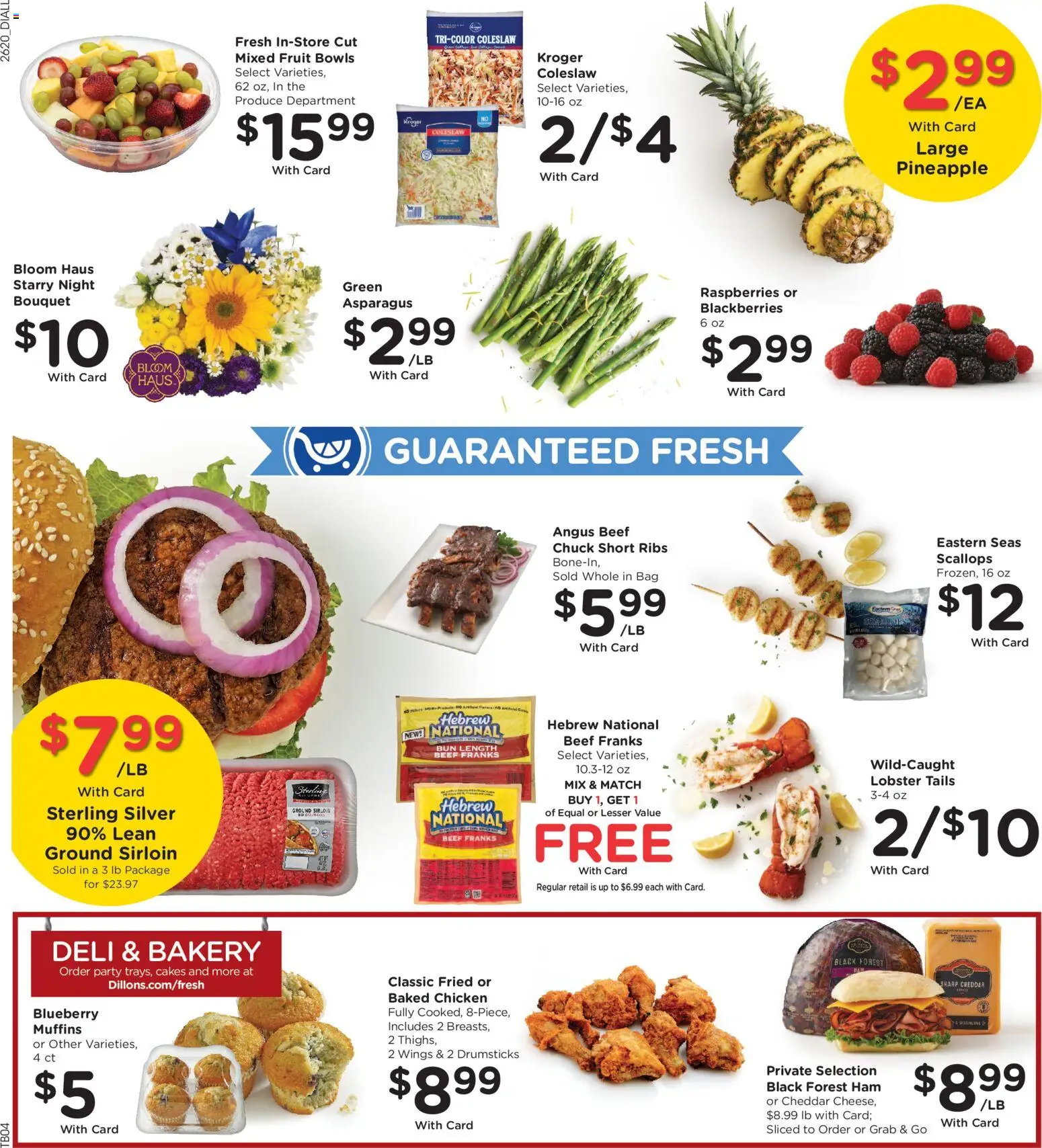 Dillons Weekly Ad - valid from 17.06.2026 | Page: 11 | Products: Asparagus, Beef, Pineapple, Bag