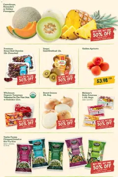 Preview of Sprouts weekly ads valid from 13.05.2026 | Page: 8 | Products: Cherries, Salad, Potatoes, Garlic