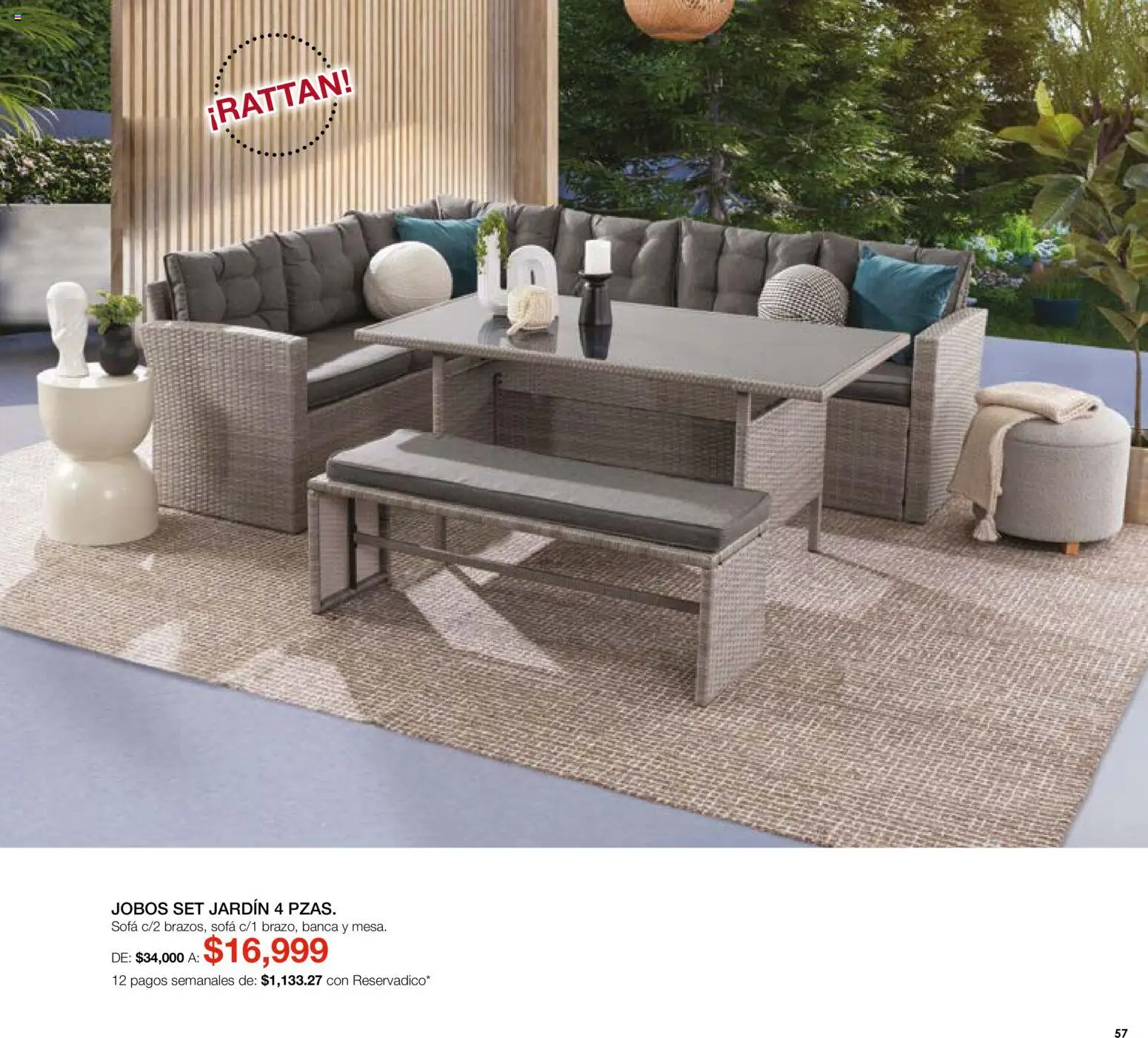Nuevas ofertas de Muebles Dico válidas en toda la República Mexicana desde el 01/08/2026. ¡Encuentra las mejores ofertas en Muebles Dico catálogo! | Página: 57 | Productos: Sofá