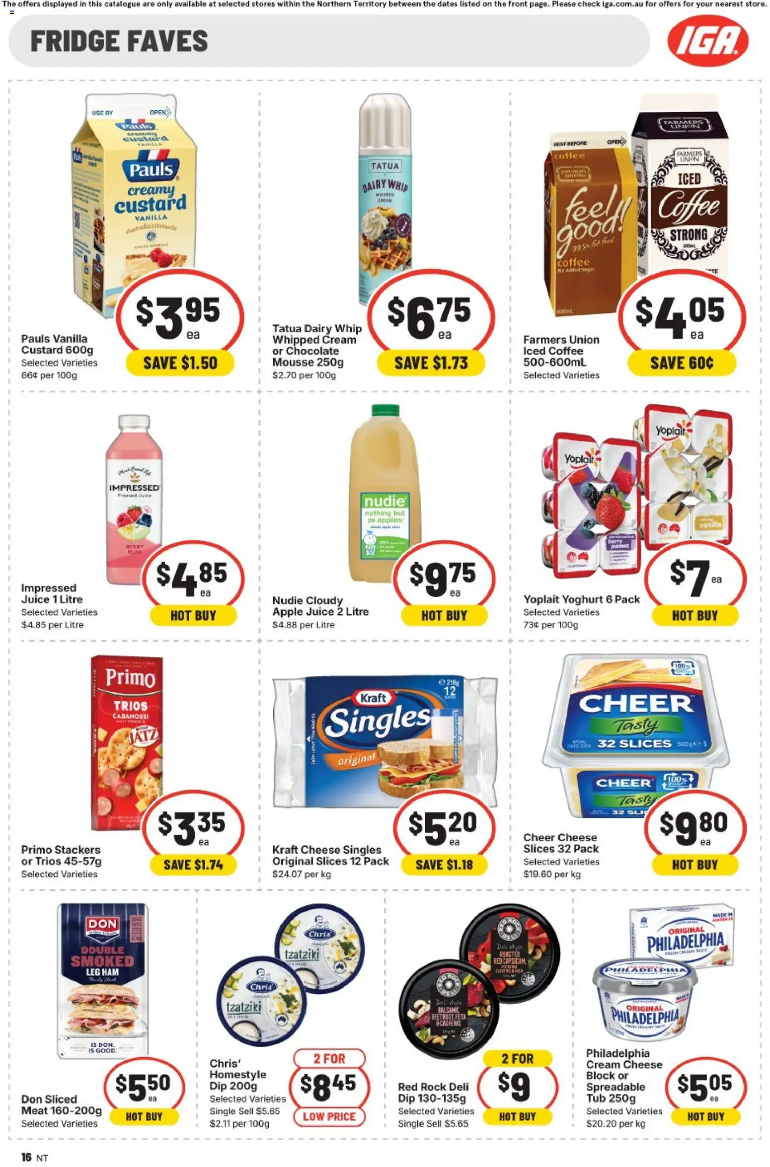 IGA catalogue - valid from 08/07/2026 | Page: 12 | Products: Dairy, Cream, Sugar, Mousse