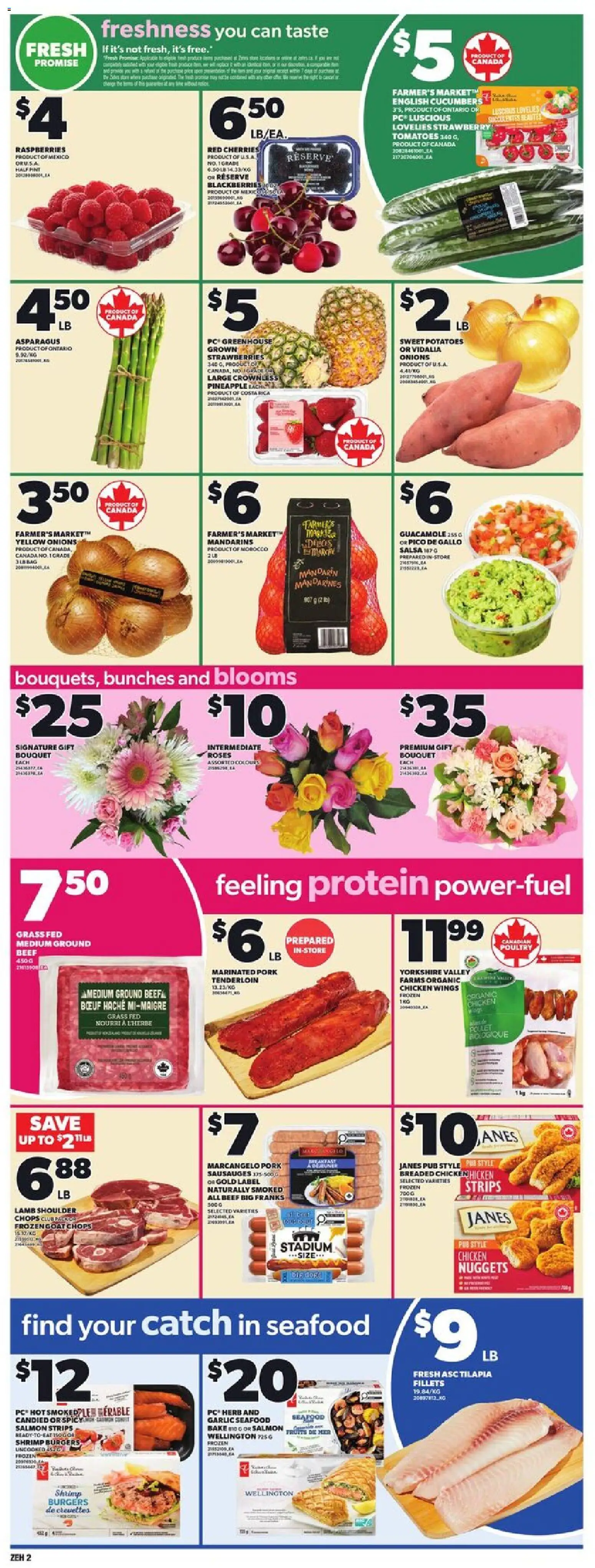 Zehrs flyer valid from 28.05.2026 | Page: 5 | Products: Pineapple, Chicken wings, Potatoes, Chicken