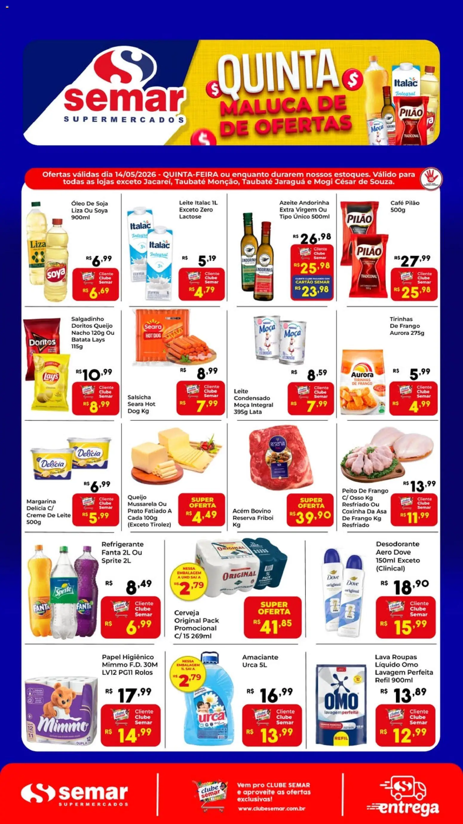 Semar Supermercado Folheto - válido de 14.05.2026 | Página: 1