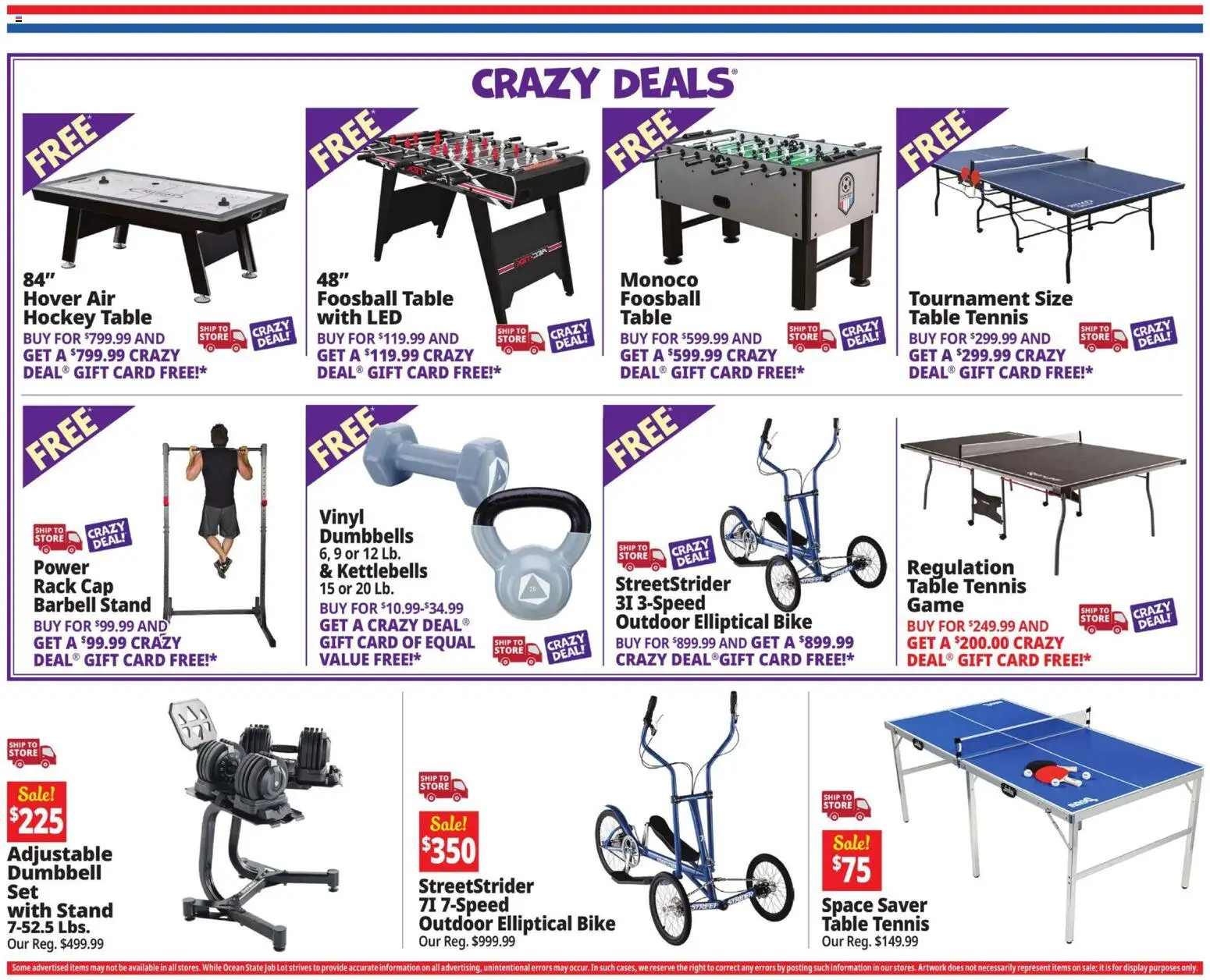 Ocean State Job Lot Weekly Ad - MA - valid from 06/25/2026 | Page: 25 | Products: Table, Cap, Game