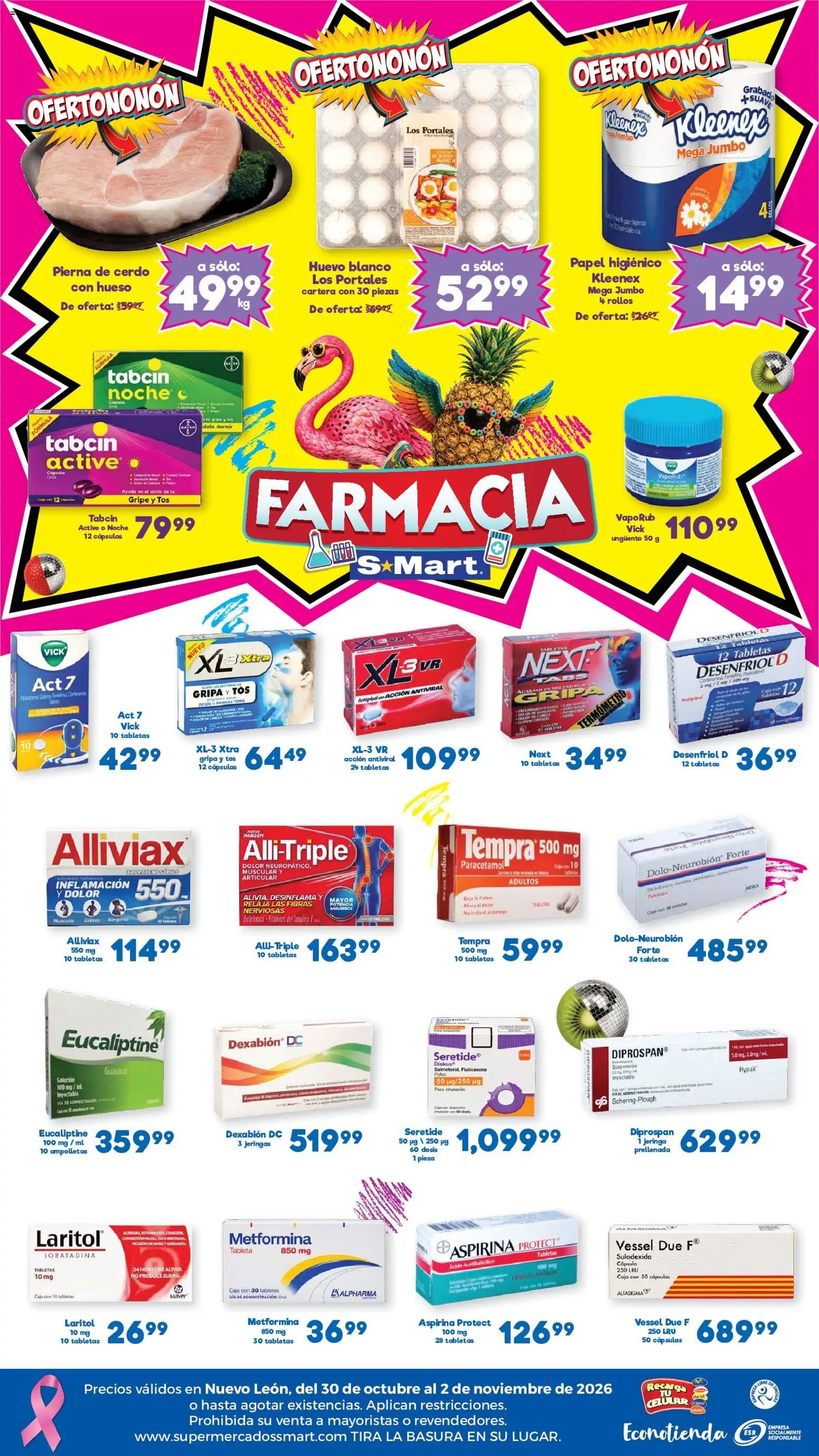 Nuevas ofertas de S-Mart válidas en toda la República Mexicana desde el 30/10/2026. ¡Encuentra las mejores ofertas en S-Mart folleto Monterrey! | Página: 4
