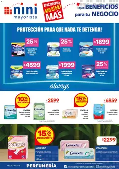 Vista previa NINI Mayorista catálogo válido desde el 07/09/2026 | Página: 9 | Productos: Toalla, Toallas, Té, Pañales