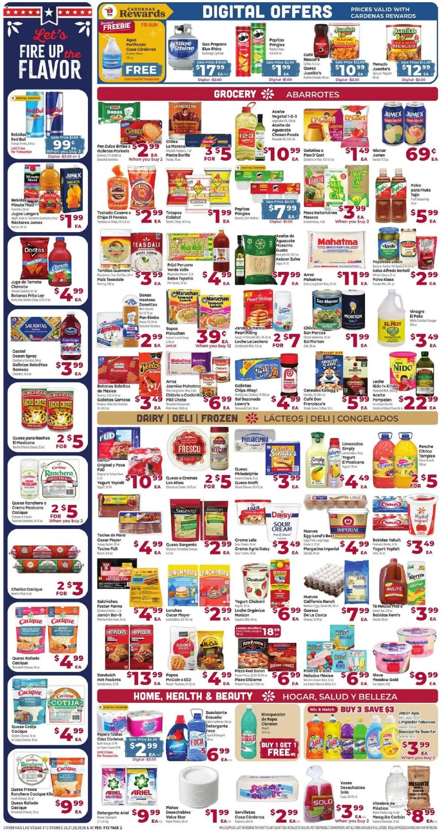 Cardenas Weekly Ad - valid from 09/02/2026 | Page: 2 | Products: Pan, Turkey, Powder, Cream