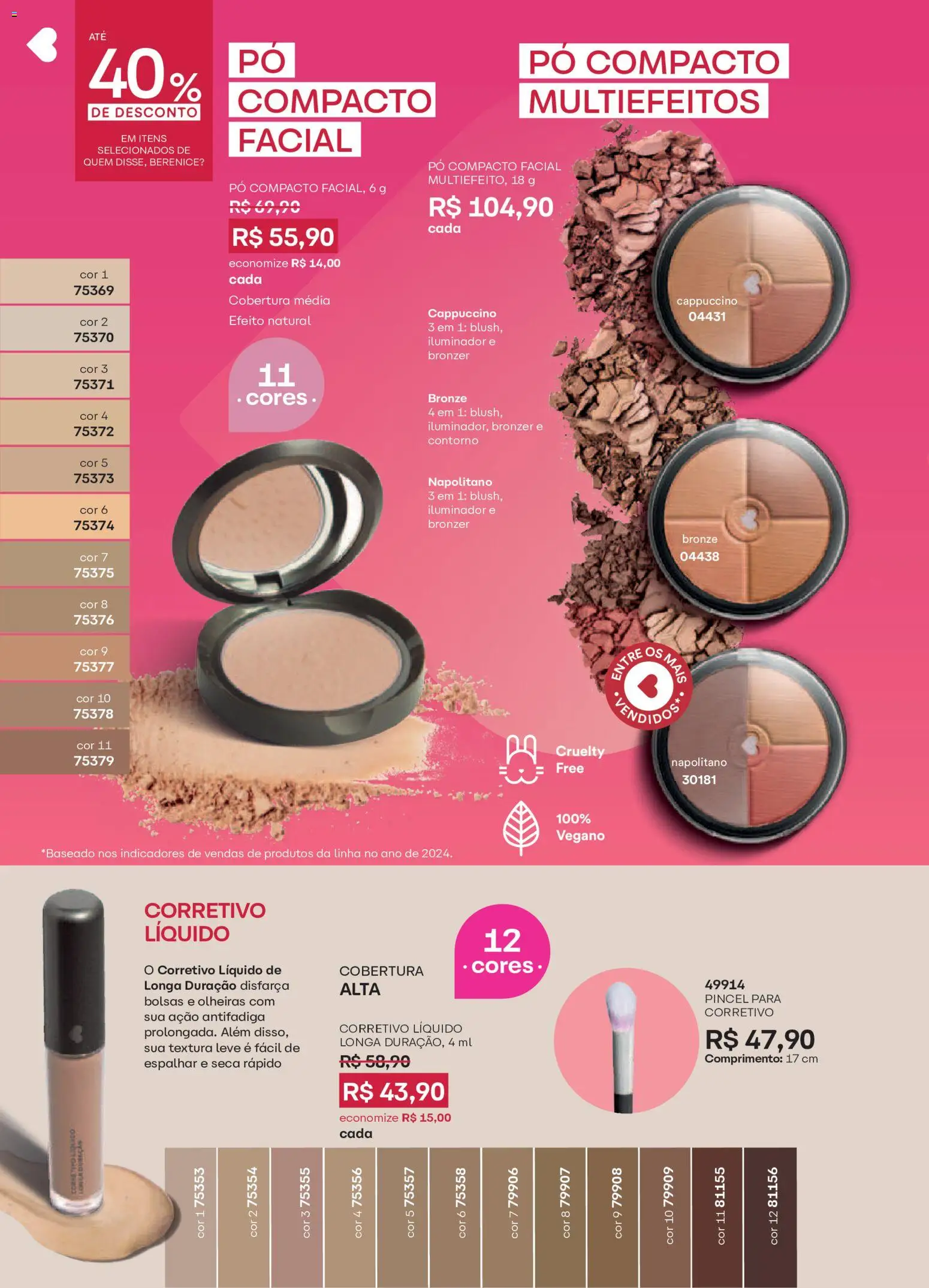 O Boticário Folheto - válido de 15.06.2026 | Página: 152 | Produtos: Corretivo, Pó, Iluminador, Bronzer