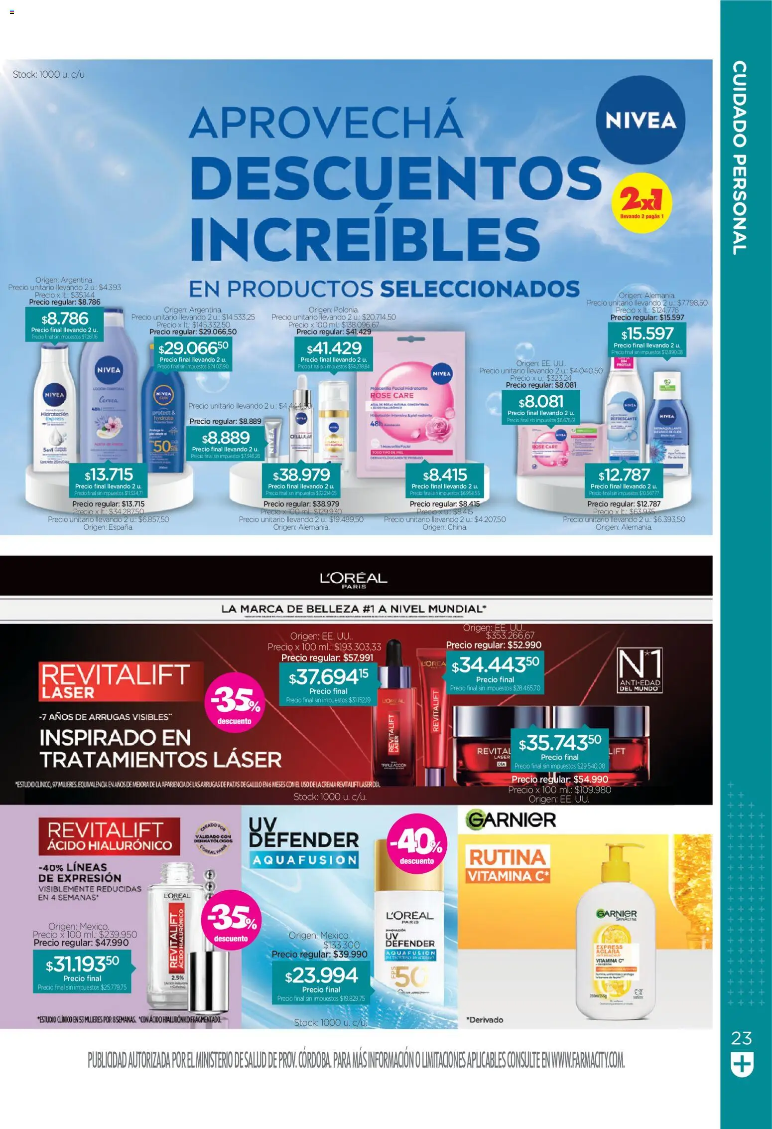 Farmacity catálogo │ válido desde el 01/10/2026 | Página: 23